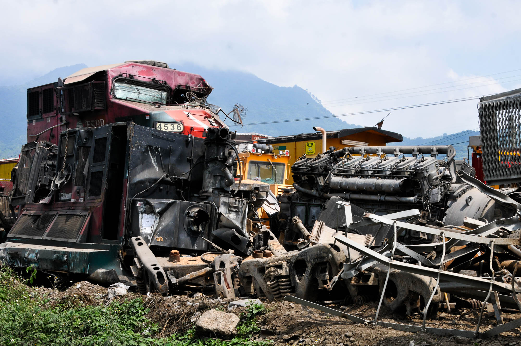 Choque de  trenes en Río Blanco y Orizaba