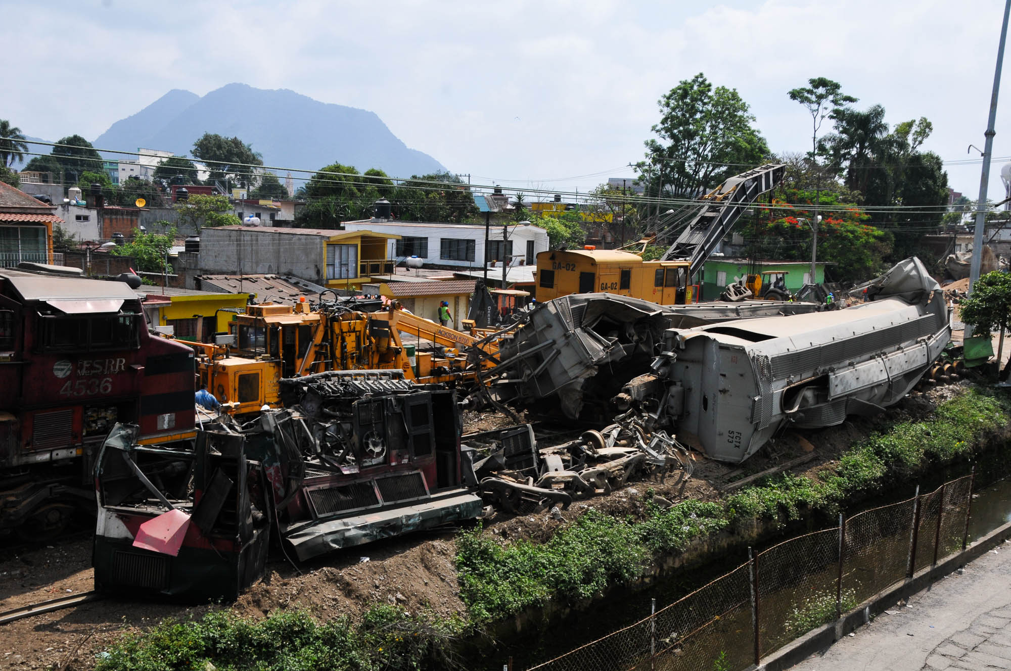 Choque de  trenes en Río Blanco y Orizaba