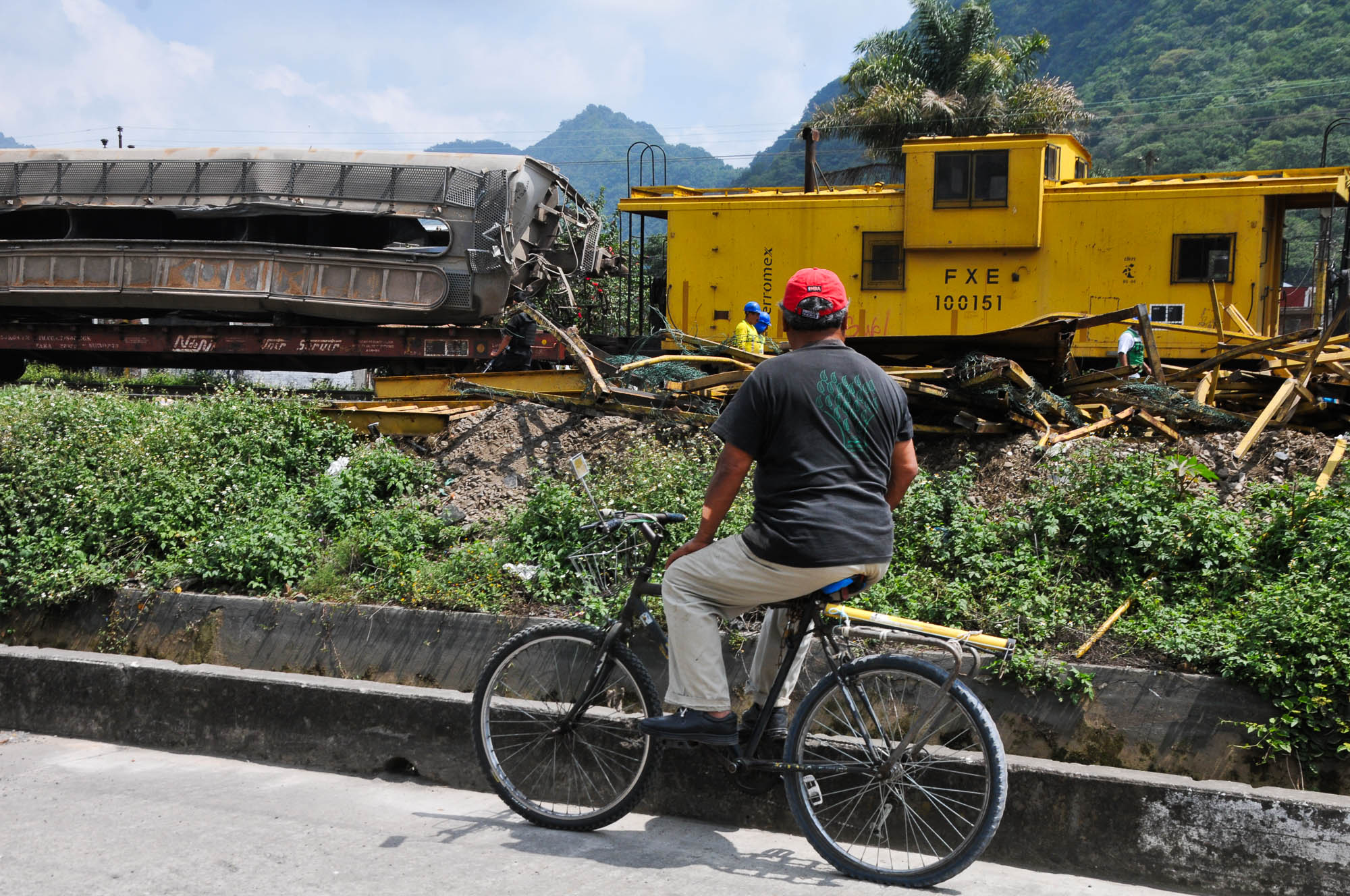 Choque de  trenes en Río Blanco y Orizaba