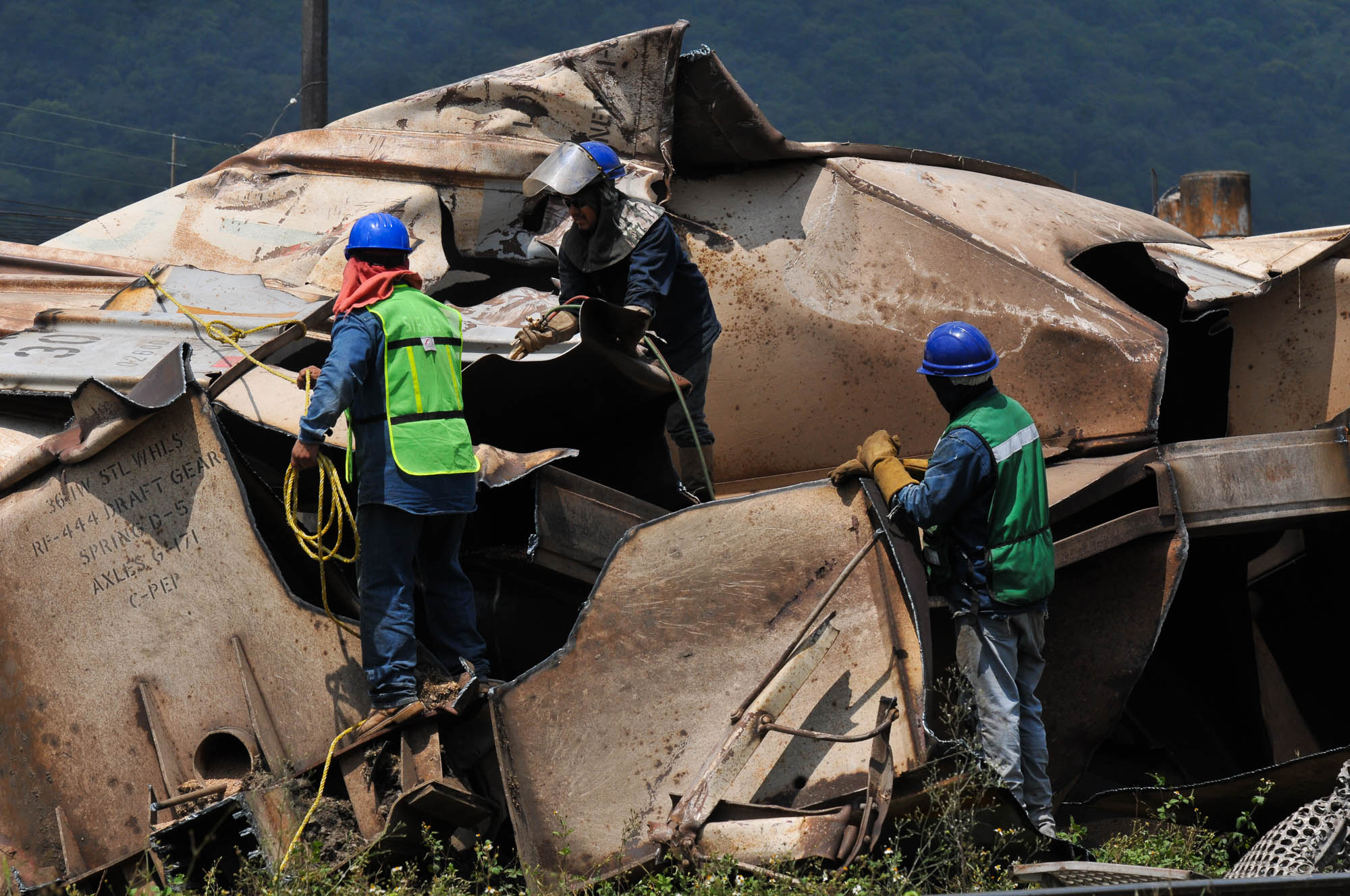 Choque de  trenes en Río Blanco y Orizaba