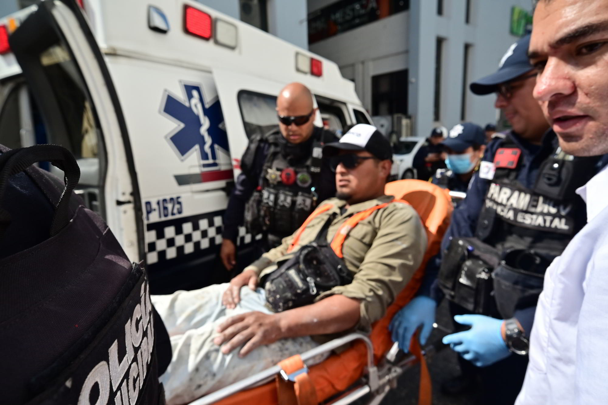 Sufre accidente trabajador en Palacio de Gobierno