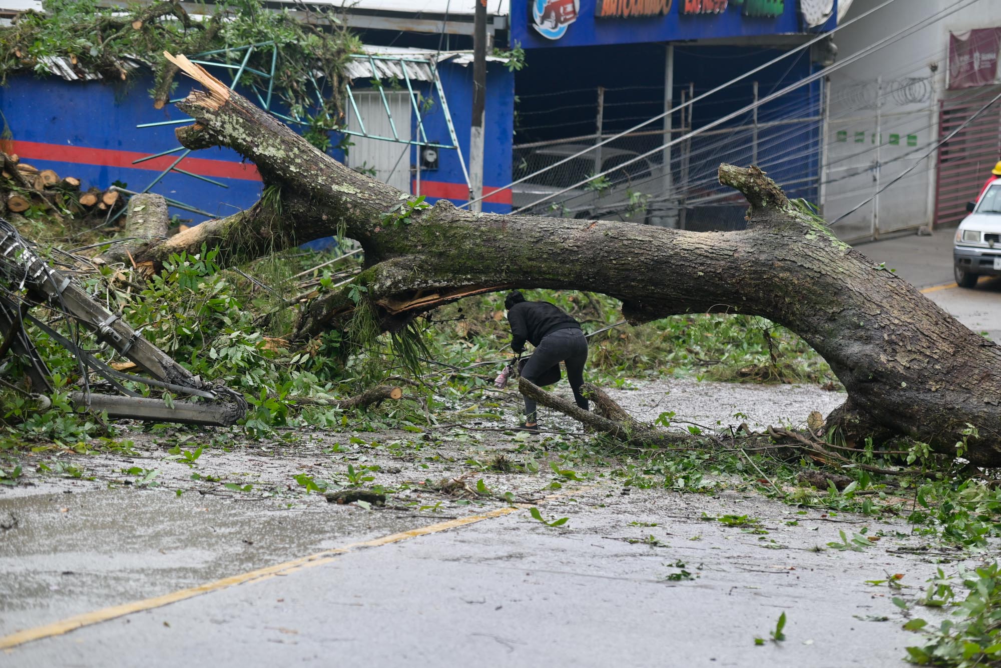 Aguacero, lluvias por tormenta tropical Alberto