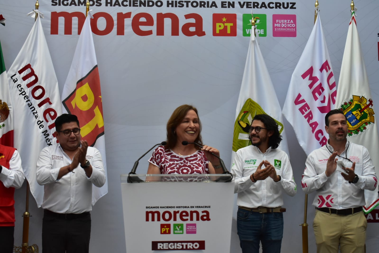 Registro de la aspirante a la candidatura por la Gubernatura Norma Rocío Nahle García