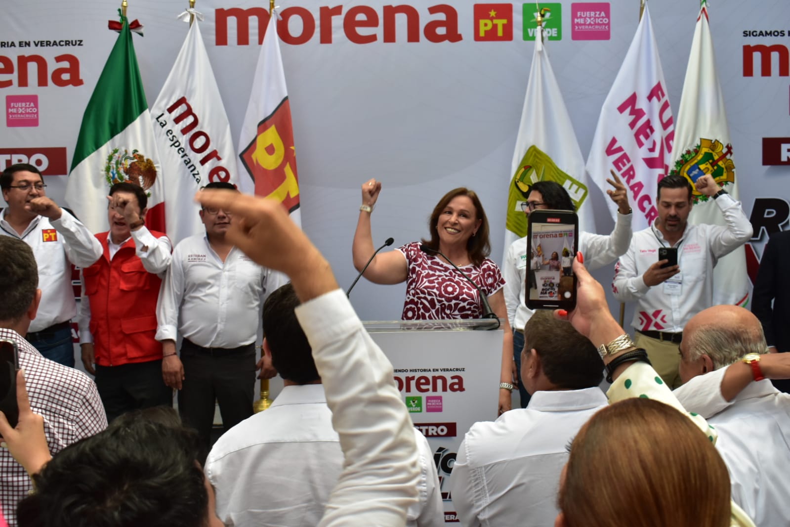 Registro de la aspirante a la candidatura por la Gubernatura Norma Rocío Nahle García