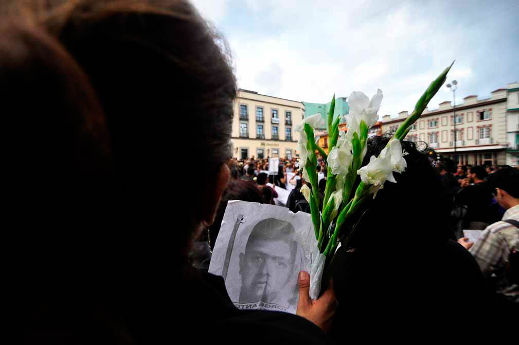 En memoria de los estudiantes normalistas de Ayotzinapa