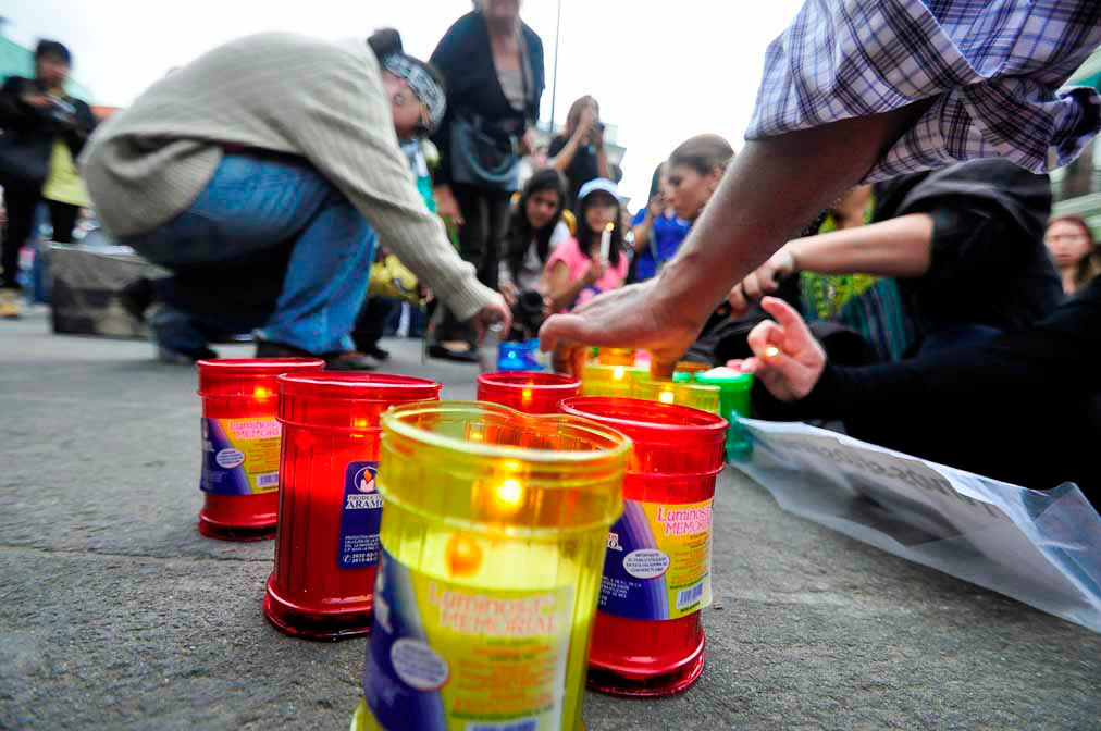 En memoria de los estudiantes normalistas de Ayotzinapa