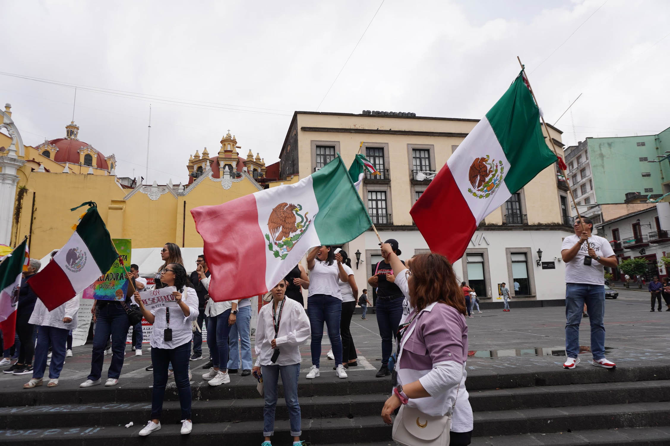 Manifestación trabajadores del Tribunal Judicial