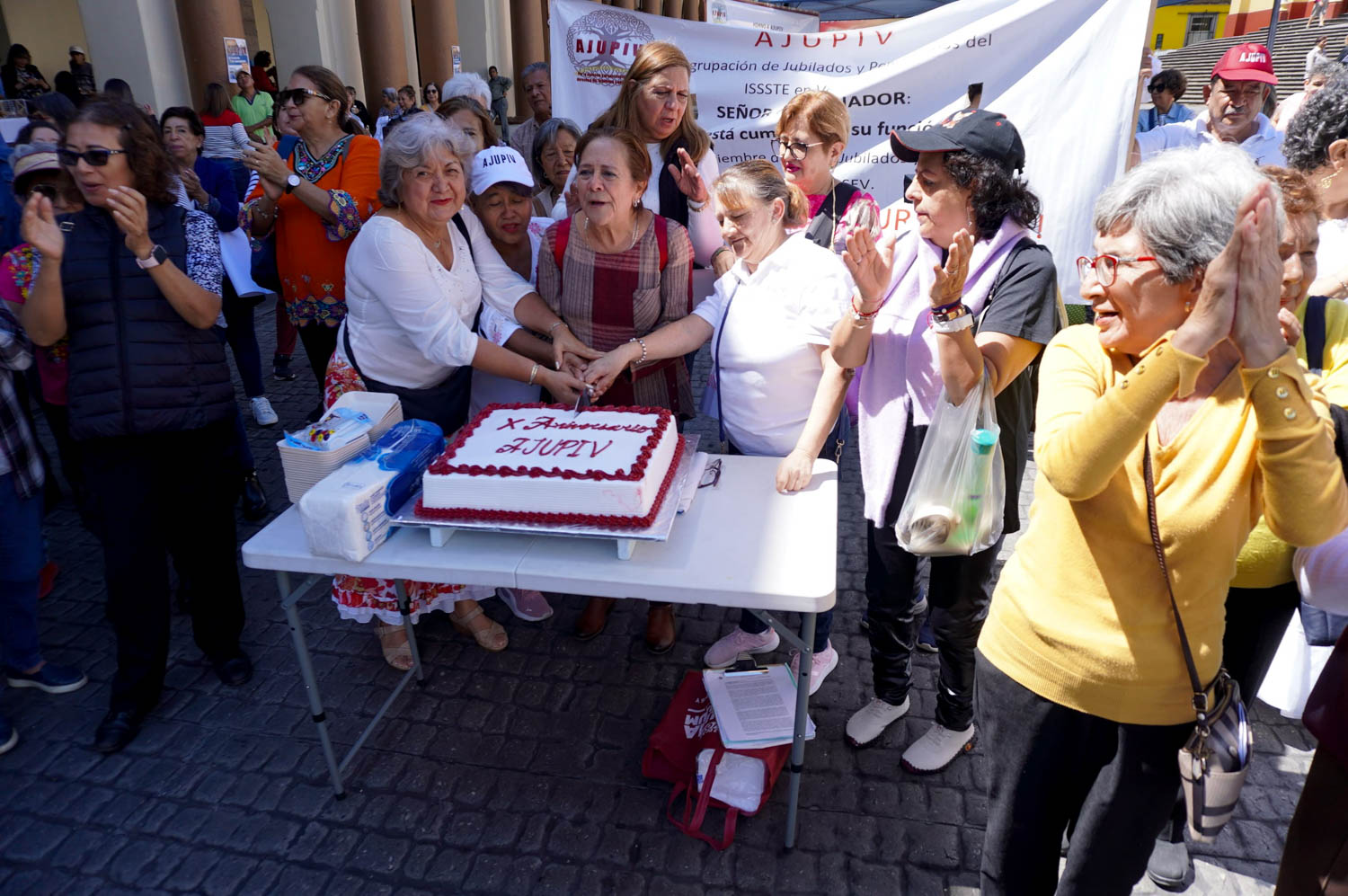 Manifestación de Jubilados y Pensionados del ISSSTE