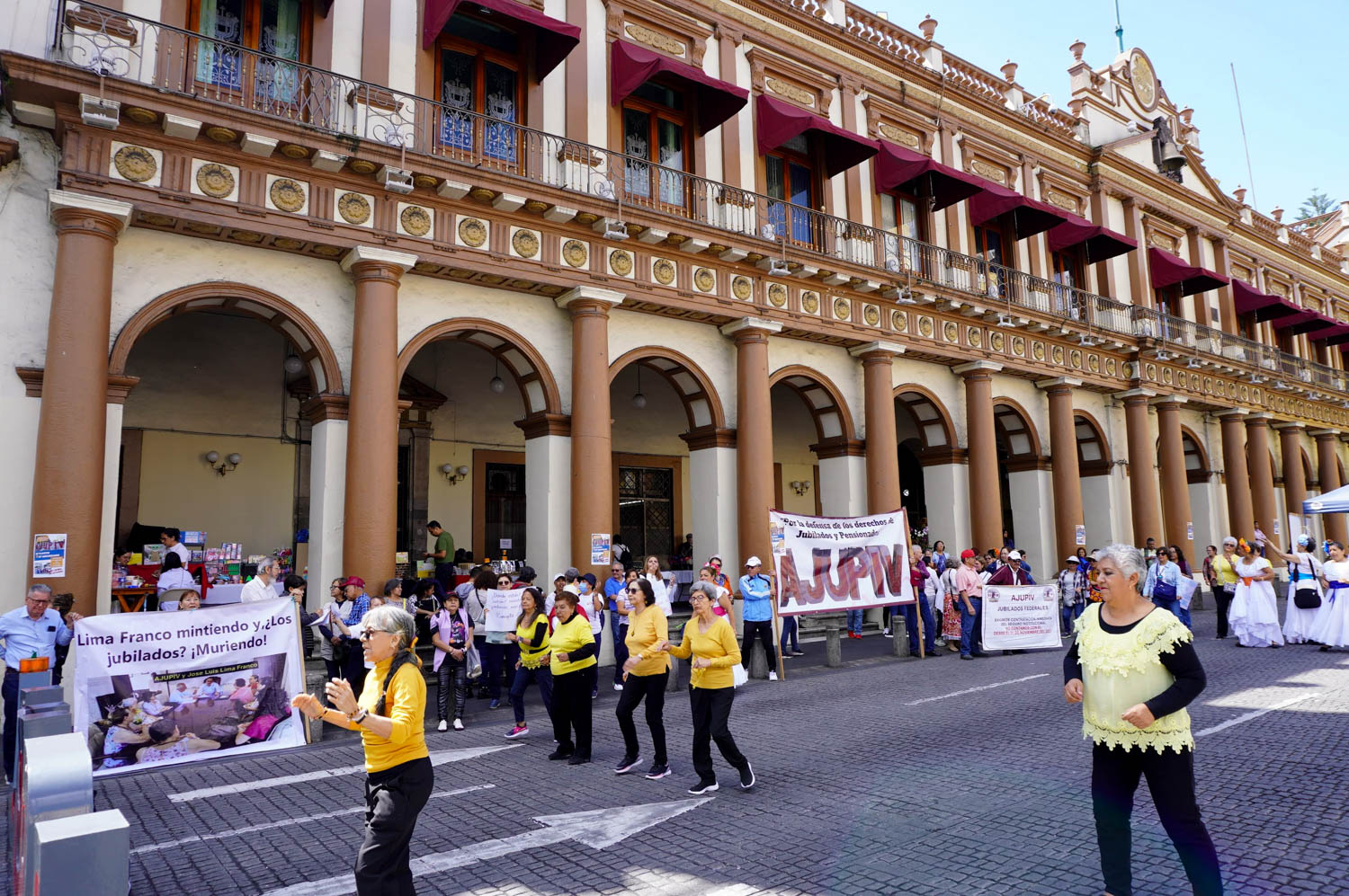 Manifestación de Jubilados y Pensionados del ISSSTE