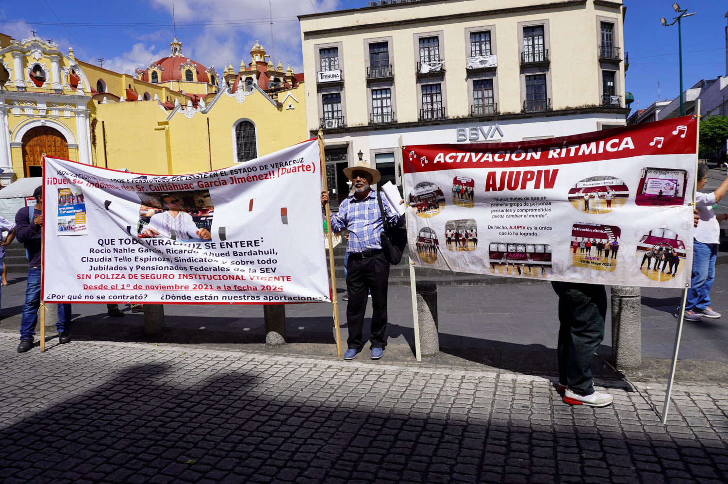 Manifestación de Jubilados y Pensionados del ISSSTE