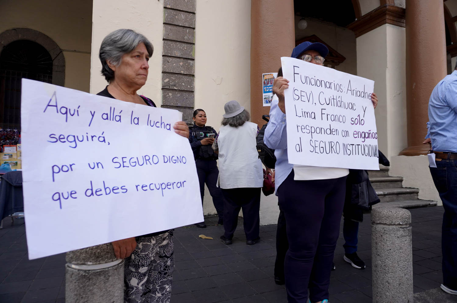 Manifestación de Jubilados y Pensionados del ISSSTE