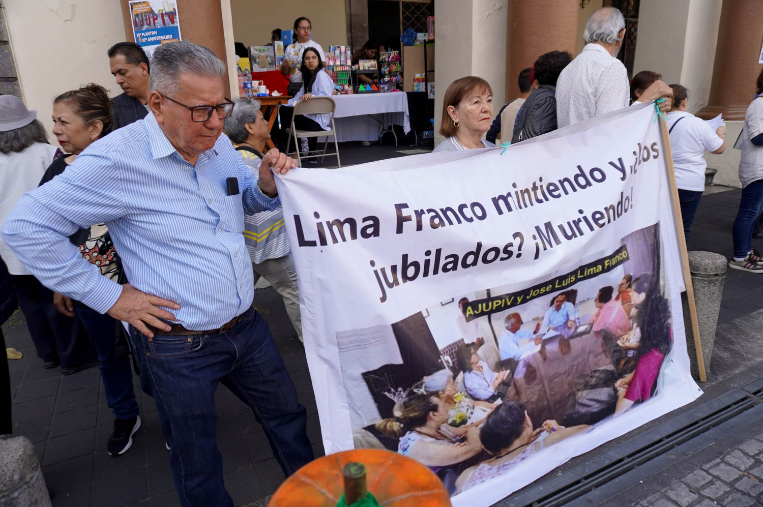 Manifestación de Jubilados y Pensionados del ISSSTE