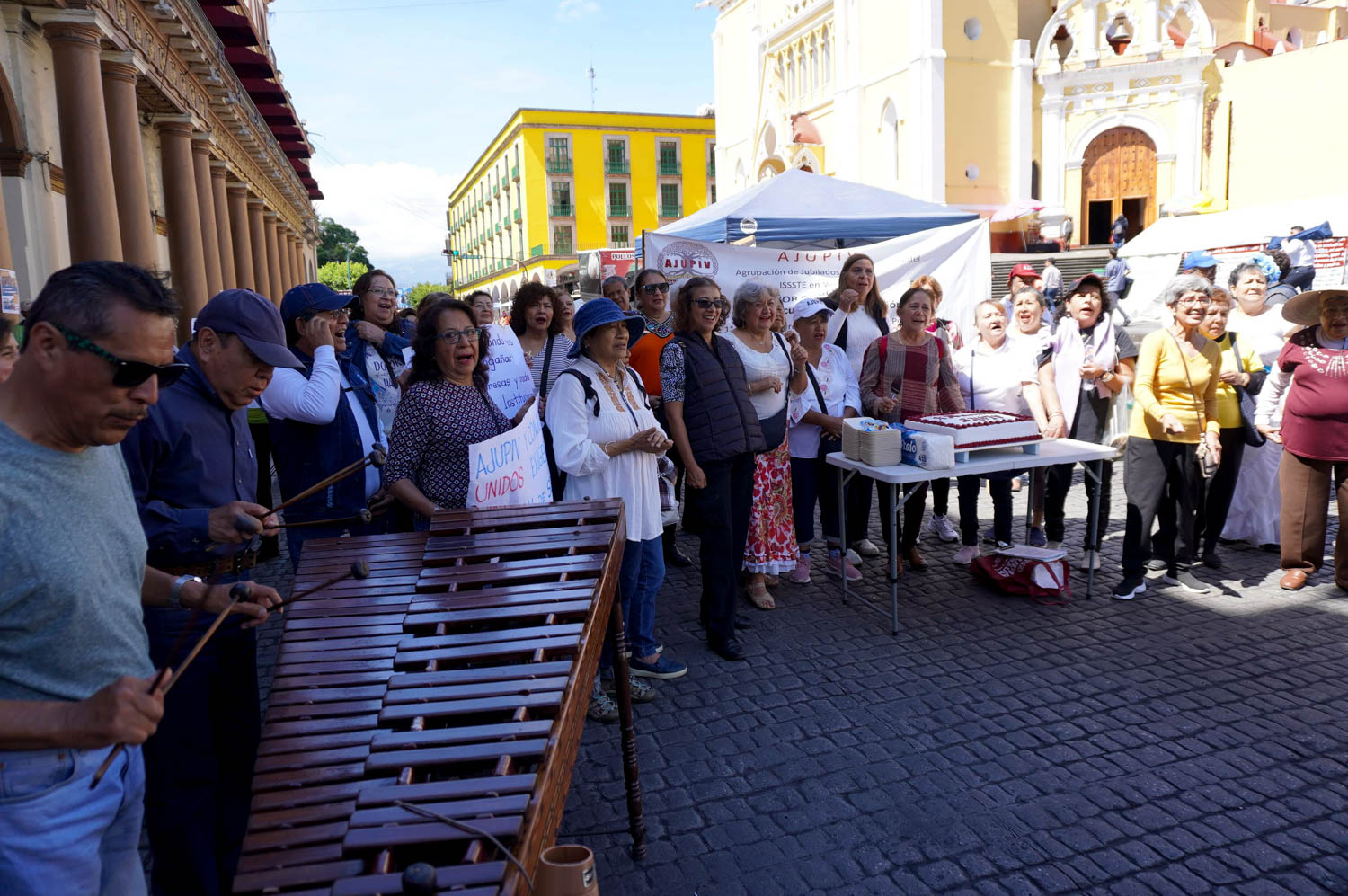 Manifestación de Jubilados y Pensionados del ISSSTE