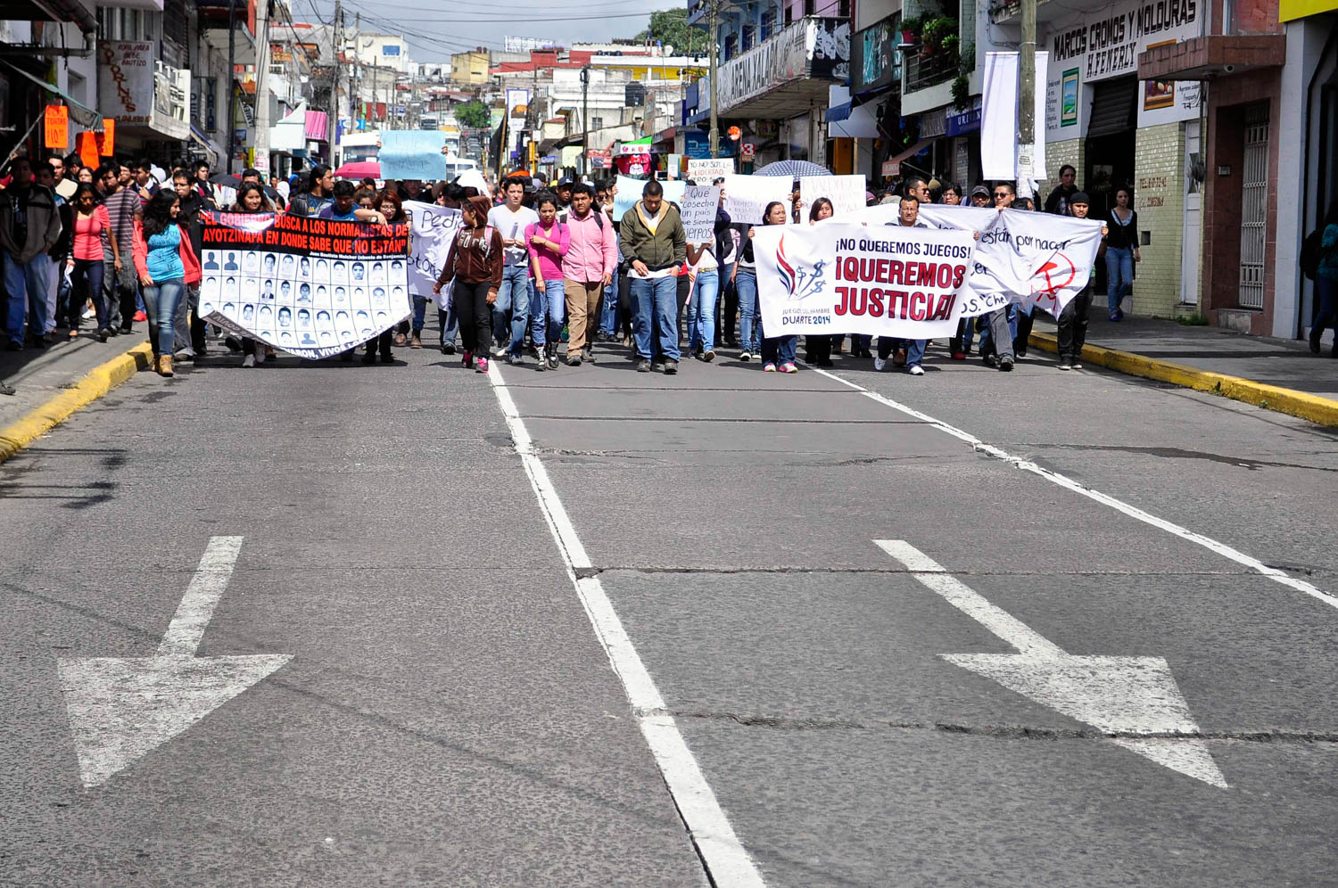 En memoria de los estudiantes normalistas de Ayotzinapa