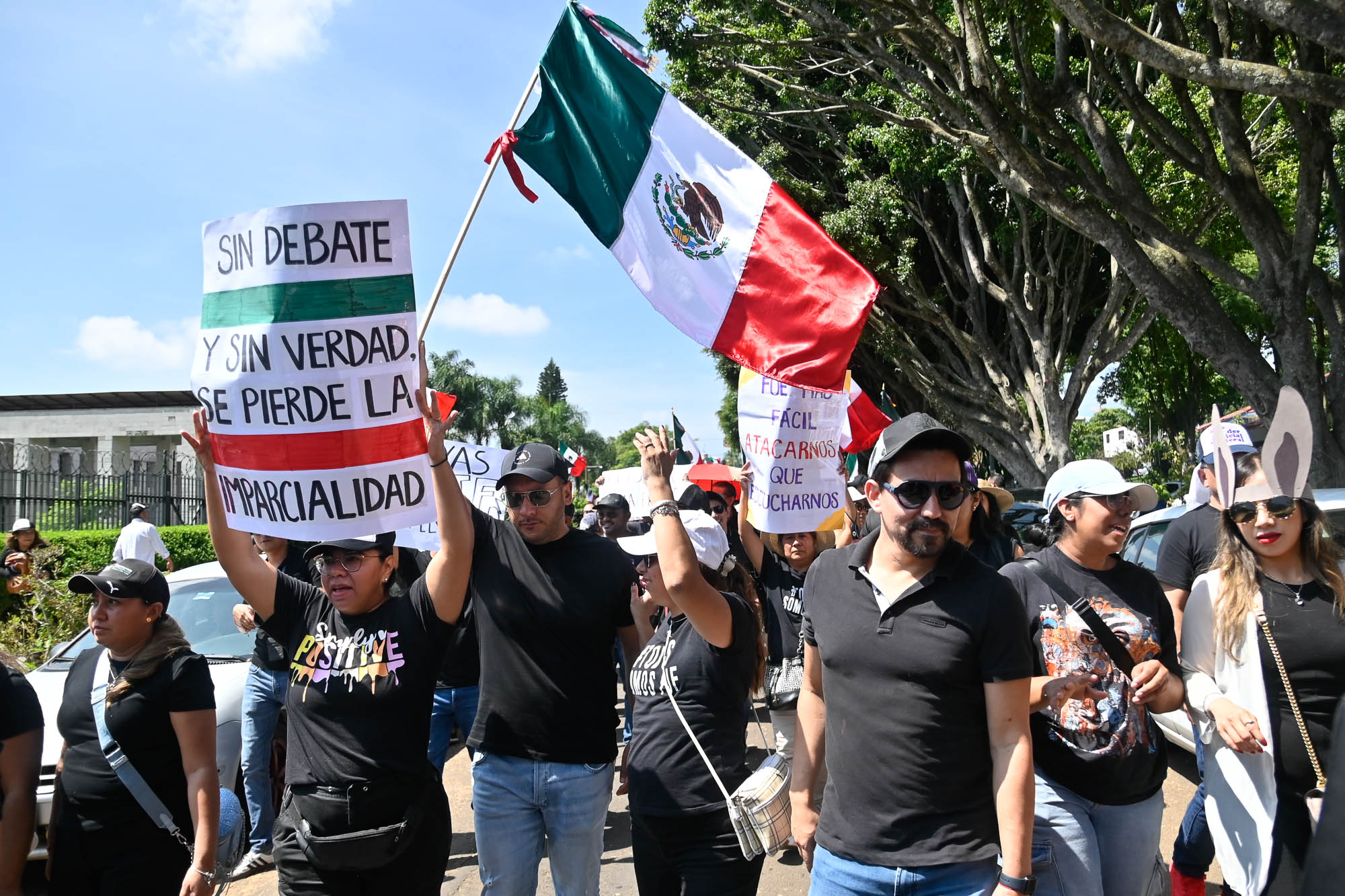 Manifestación de trabajadores del Poder Judicial Federal