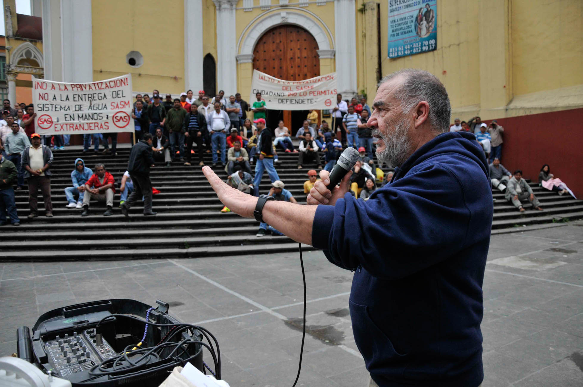 Manifestación privatización del agua