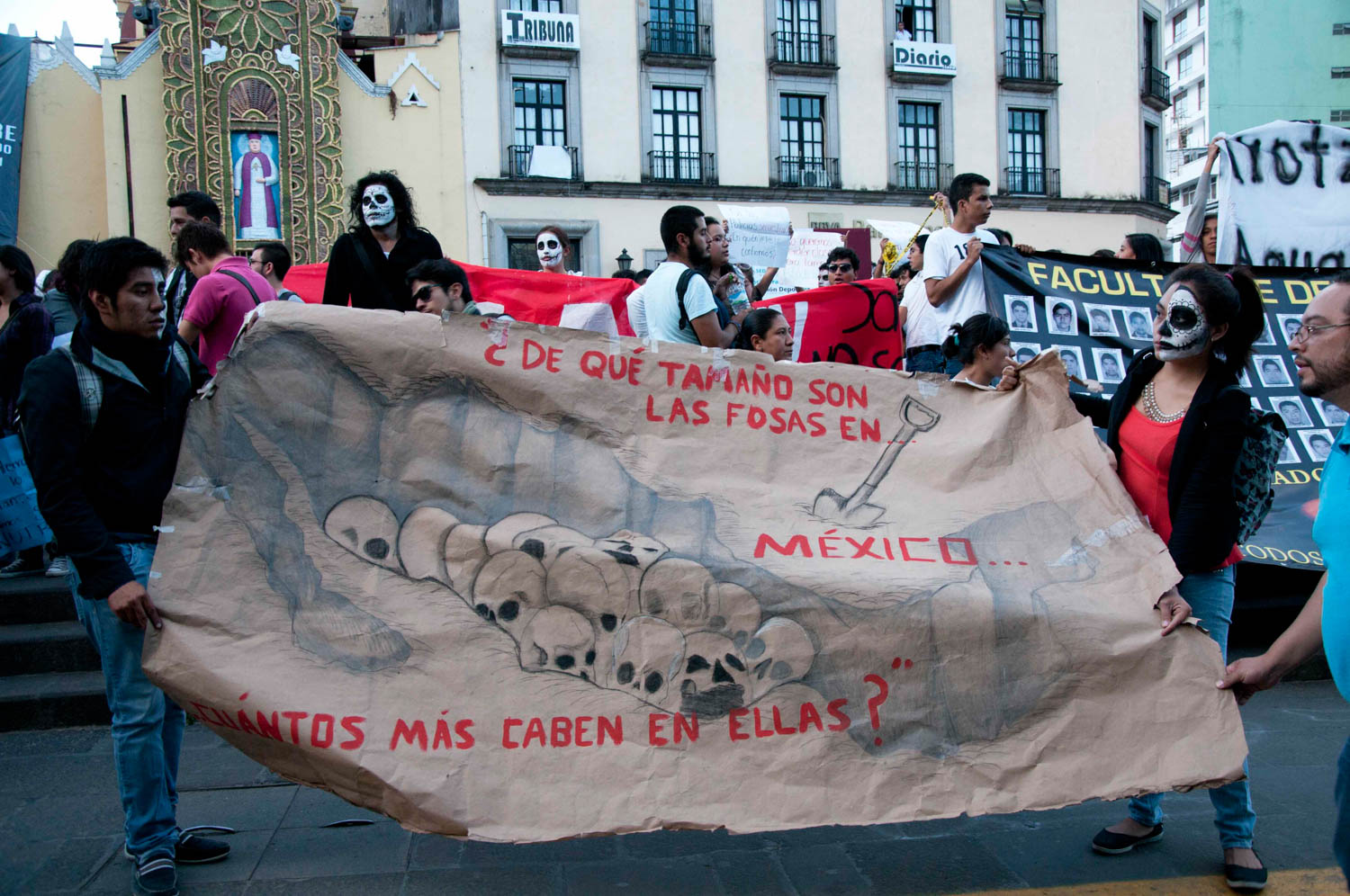 En memoria de los estudiantes normalistas de Ayotzinapa