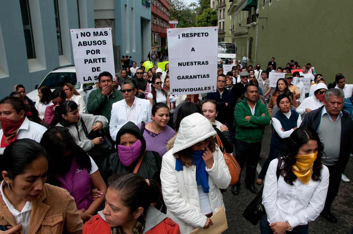 Manifestación en contra de SSP