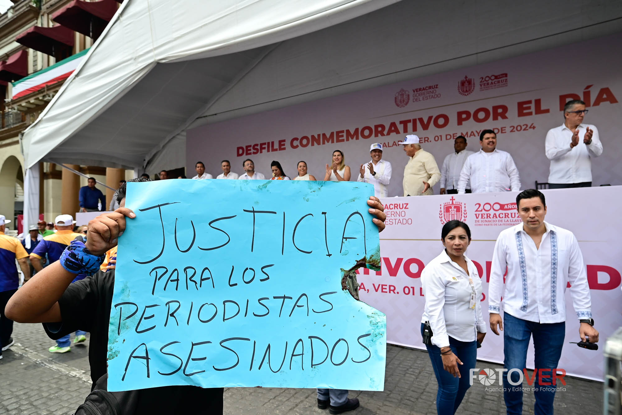 Desfile conmemorativo al Día del Trabajo