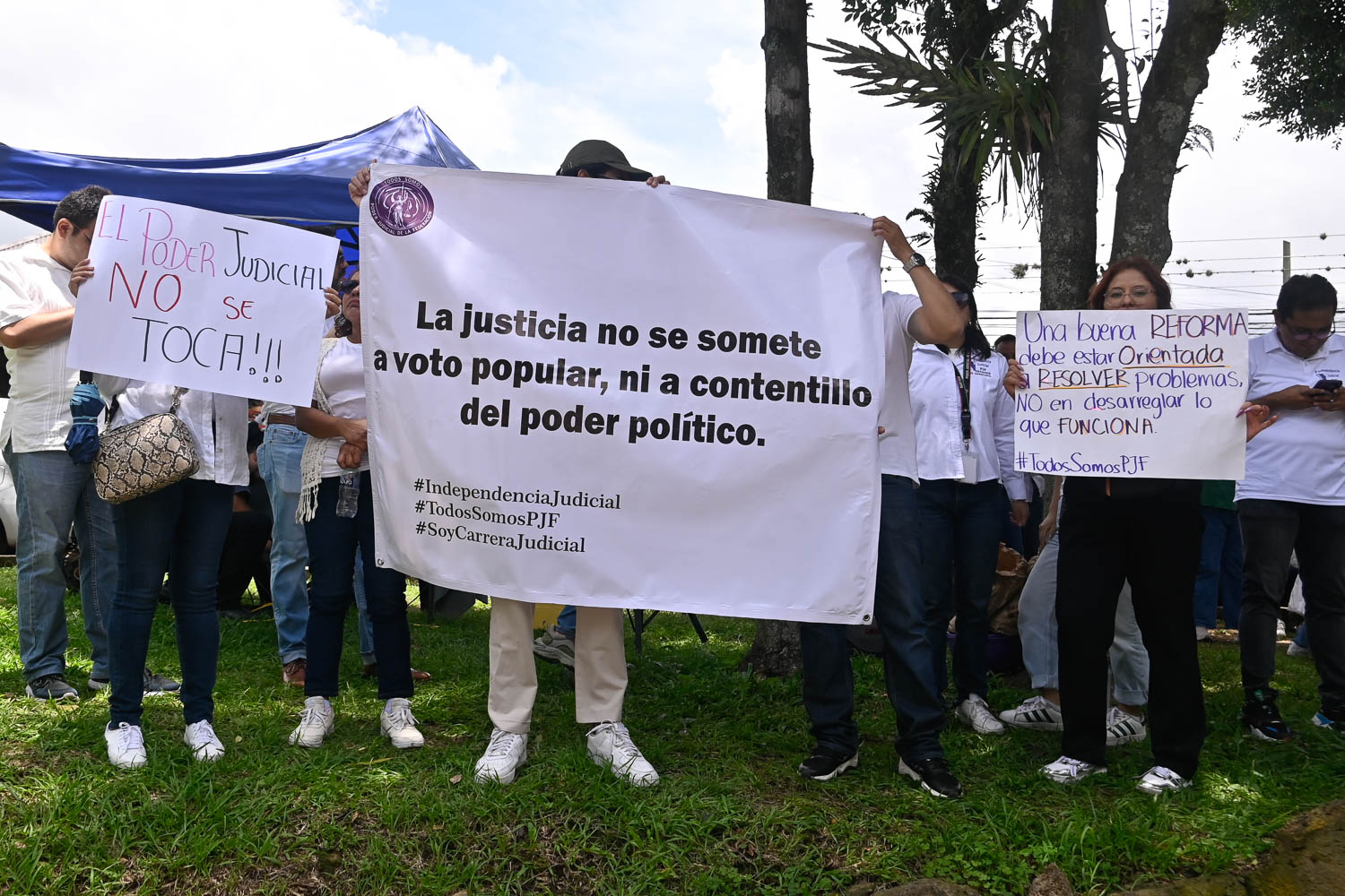 Manifestación de Trabajadores del Poder Judicial de la Federación