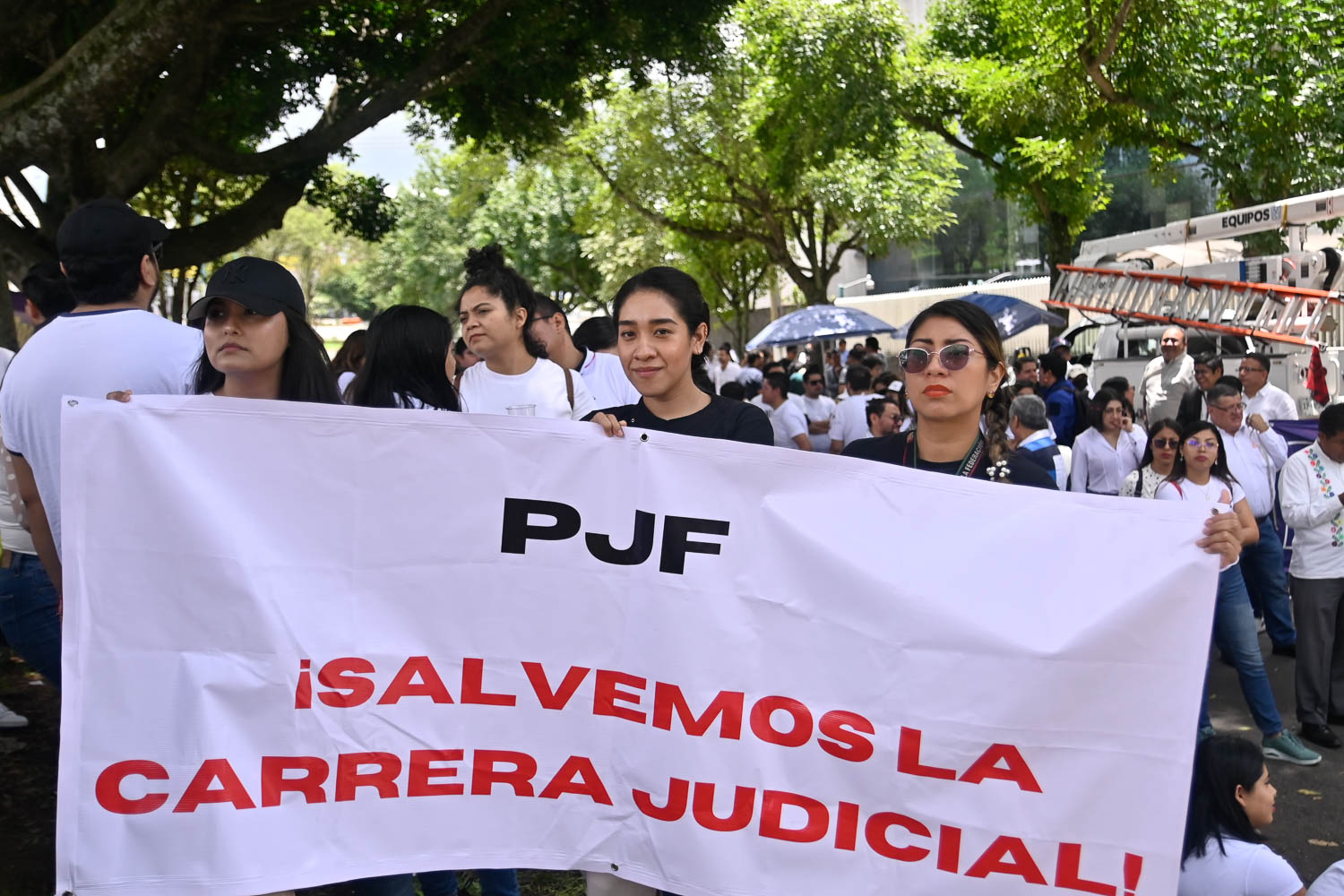 Manifestación de Trabajadores del Poder Judicial de la Federación