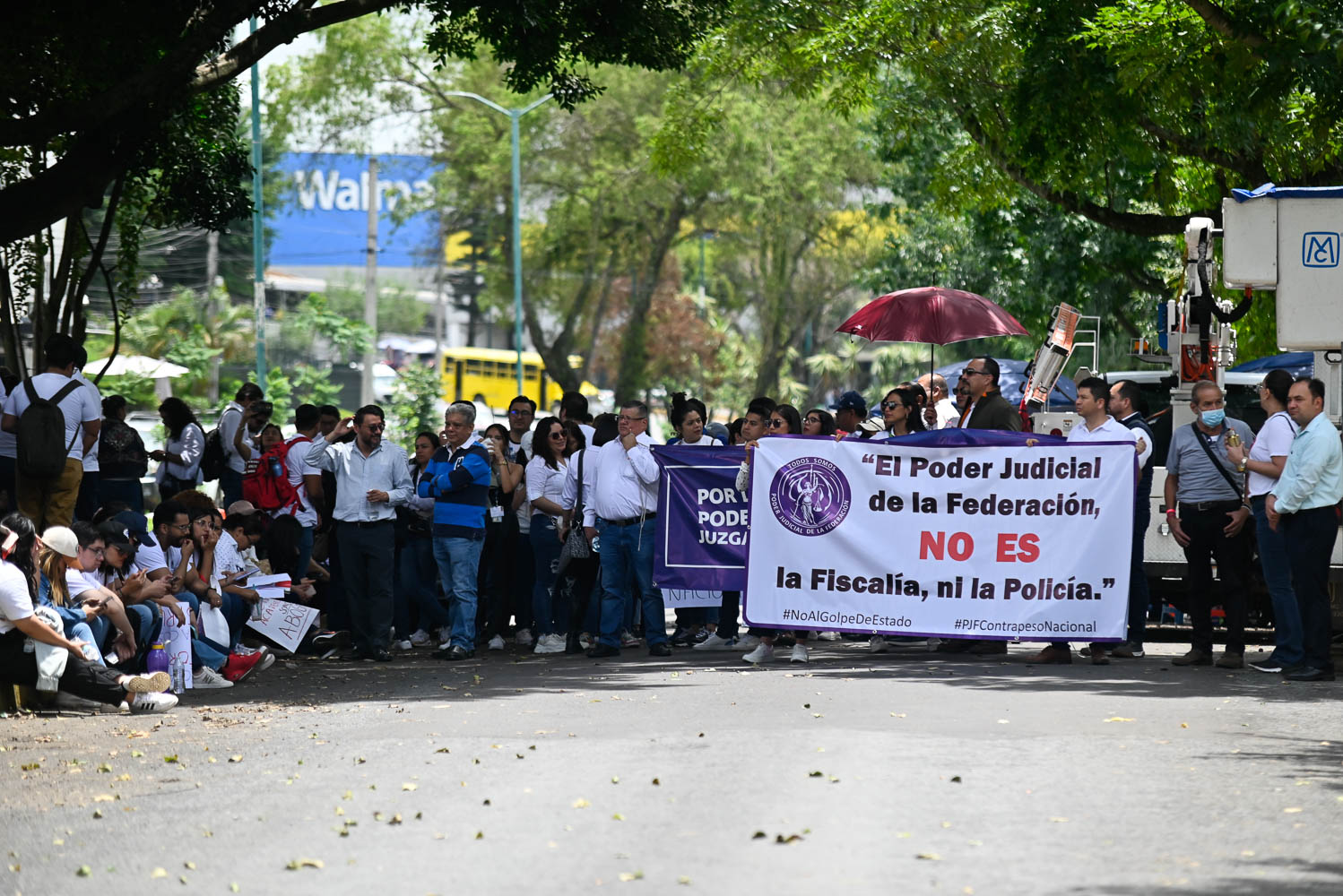 Manifestación de Trabajadores del Poder Judicial de la Federación