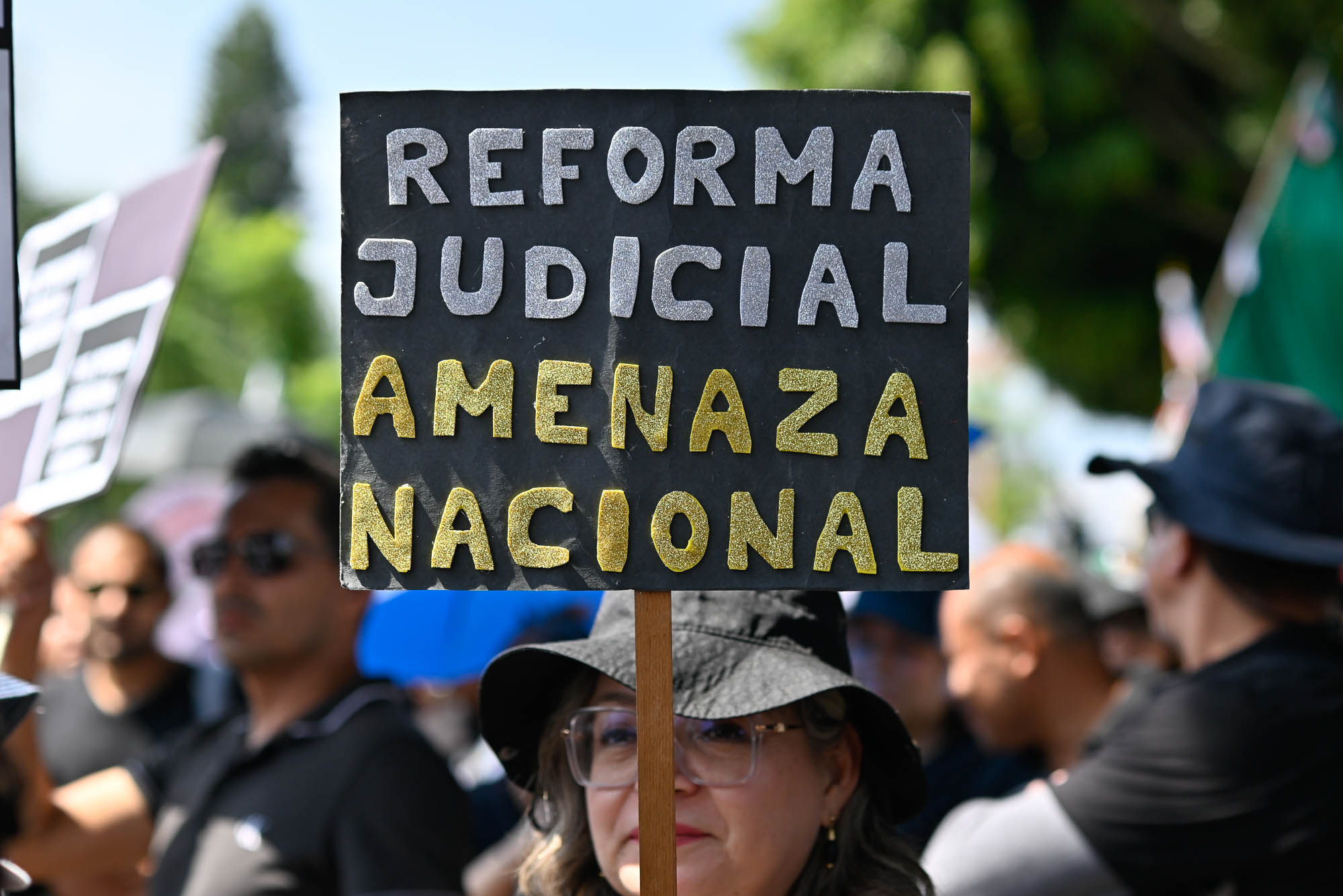 Manifestación de trabajadores del Poder Judicial Federal