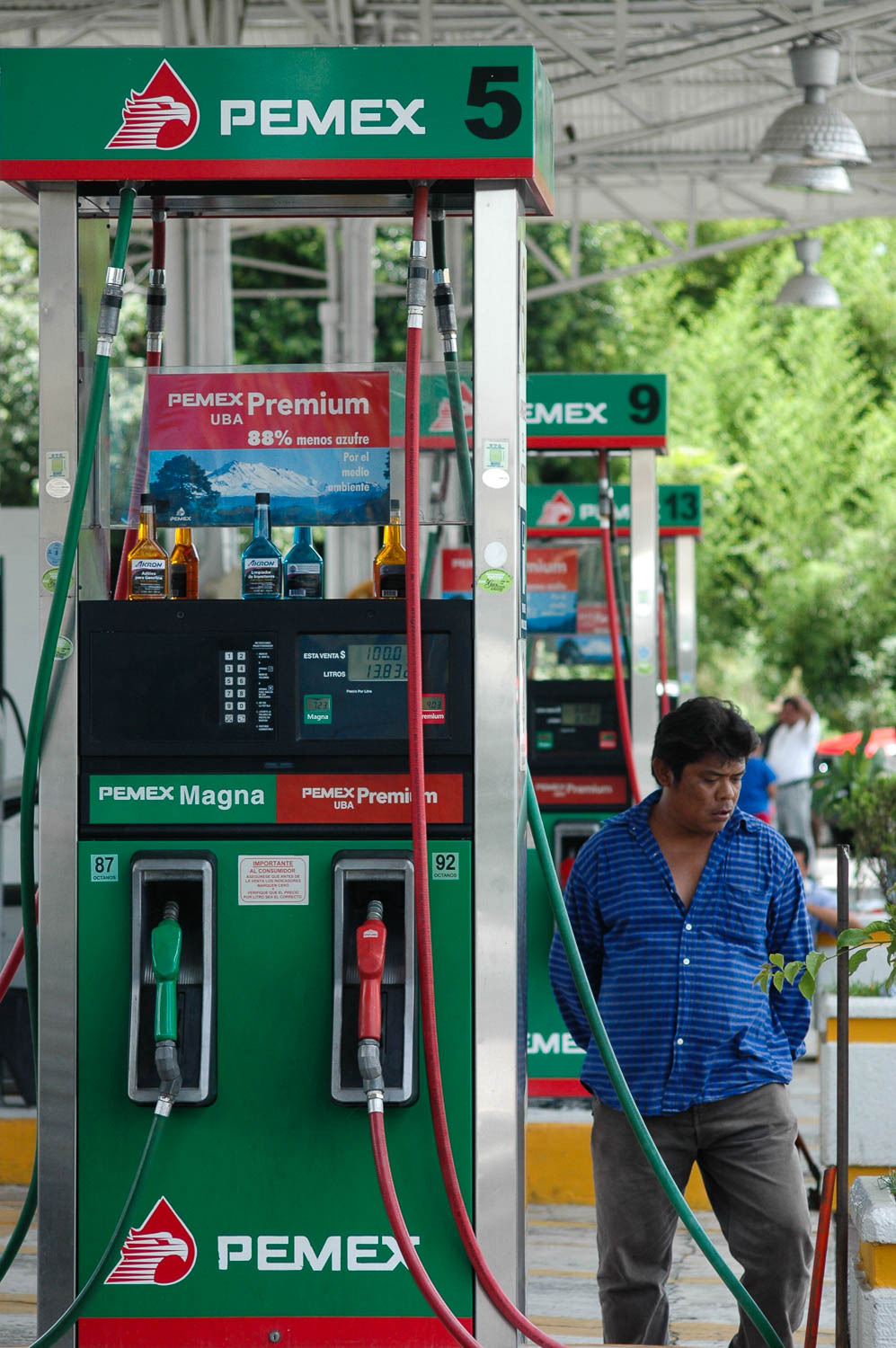 Gasolinera en Xalapa