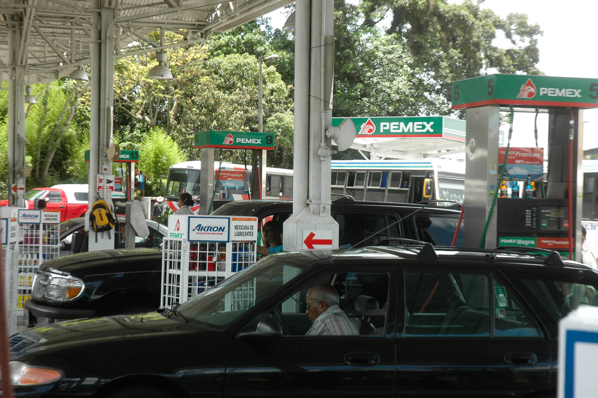 Gasolinera en Xalapa