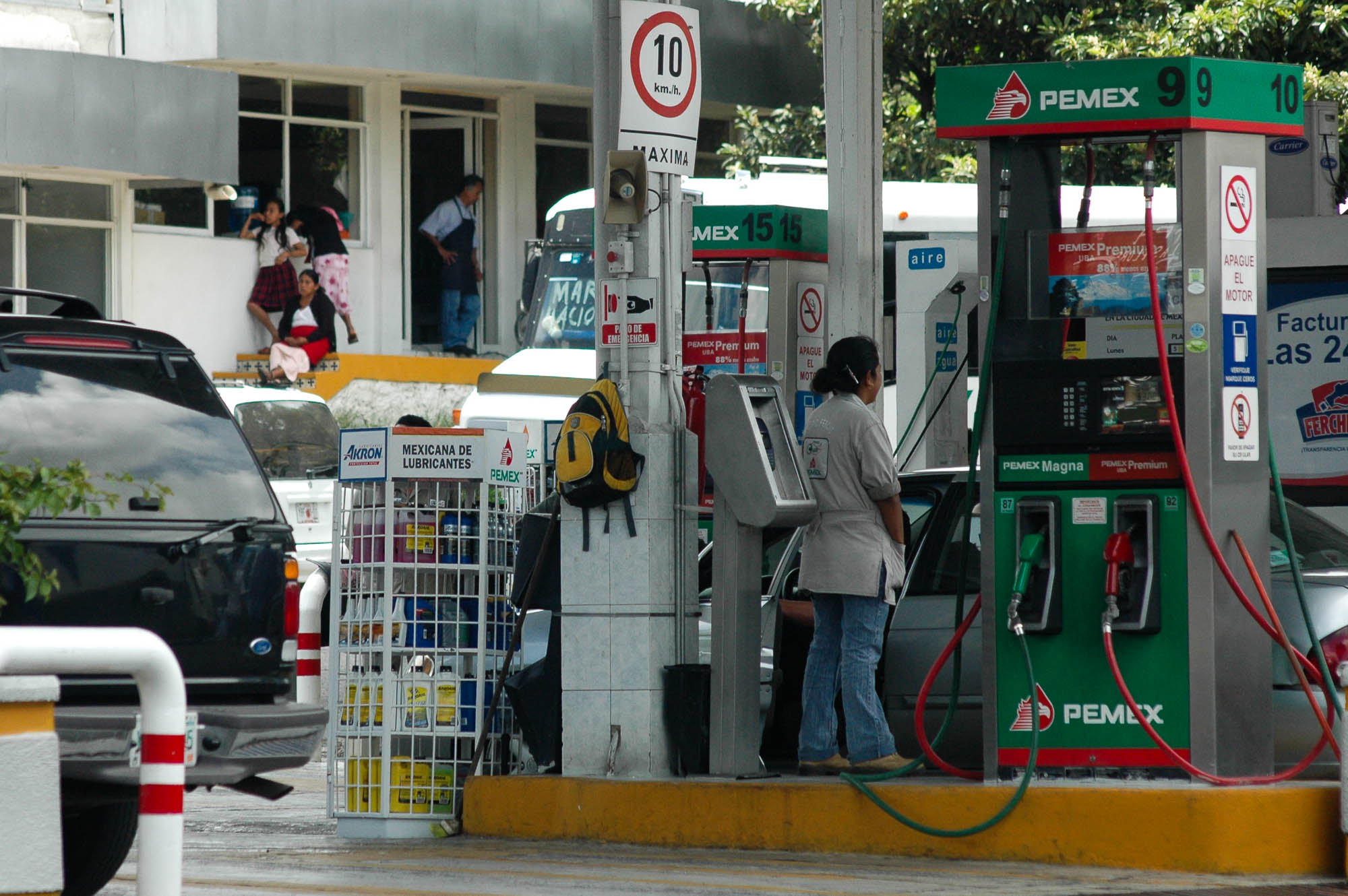 Gasolinera en Xalapa