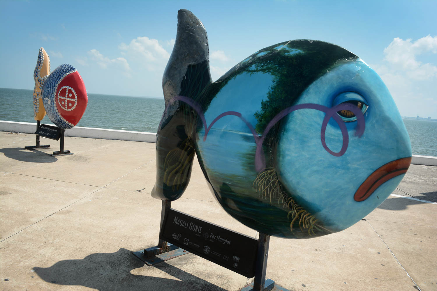 Escultura de los peces