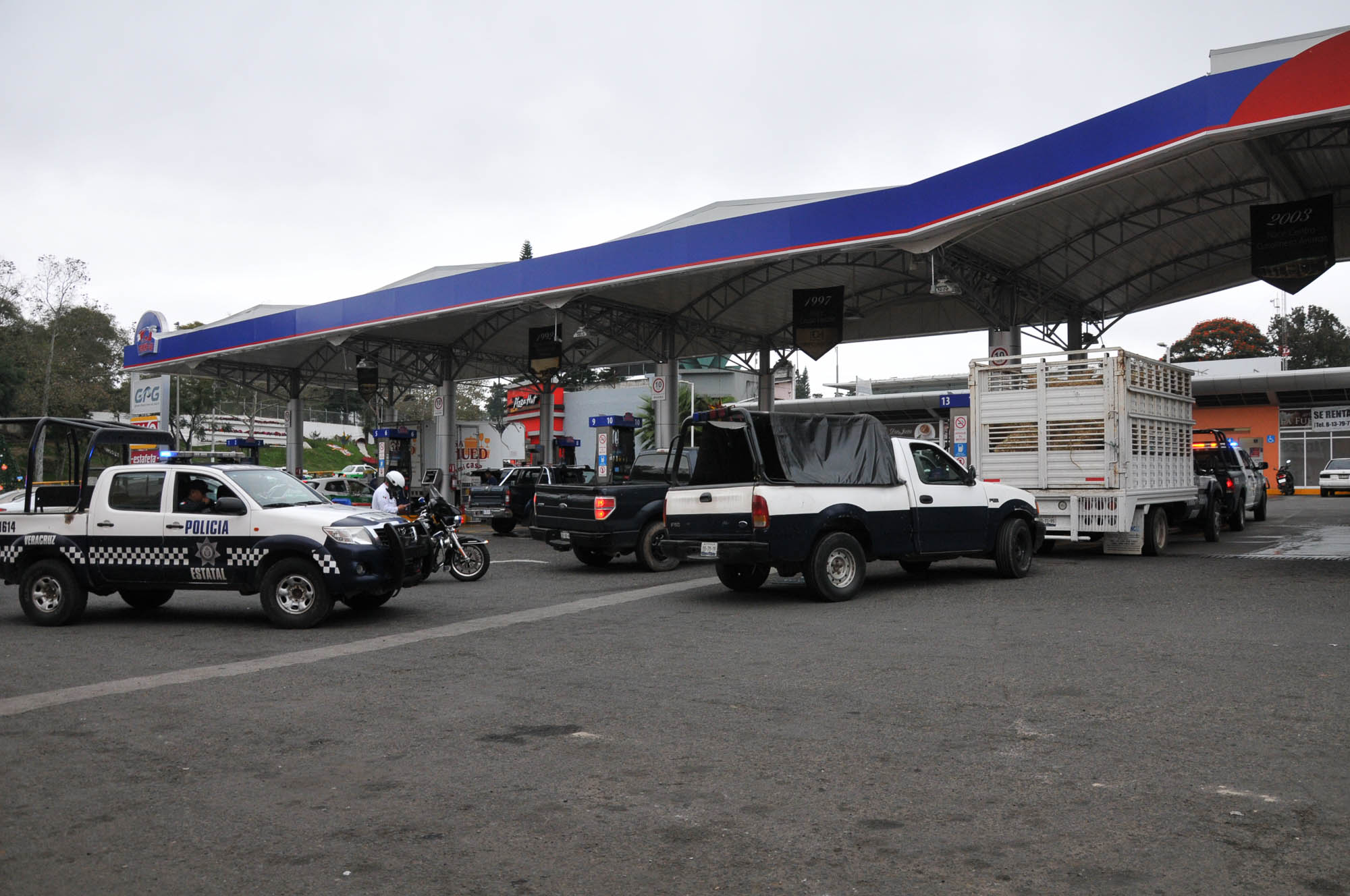 Gasolinera en Xalapa