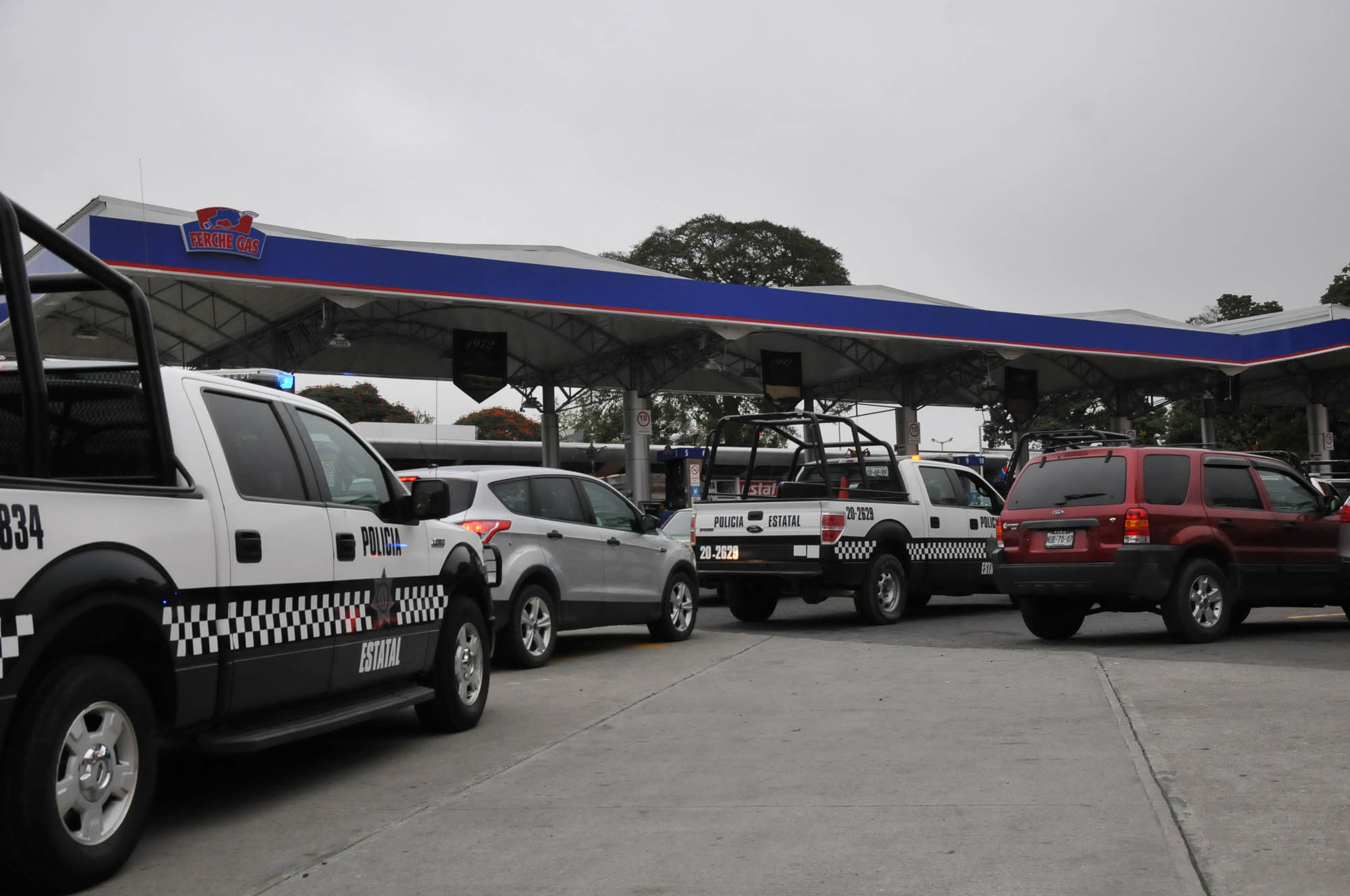 Gasolinera en Xalapa