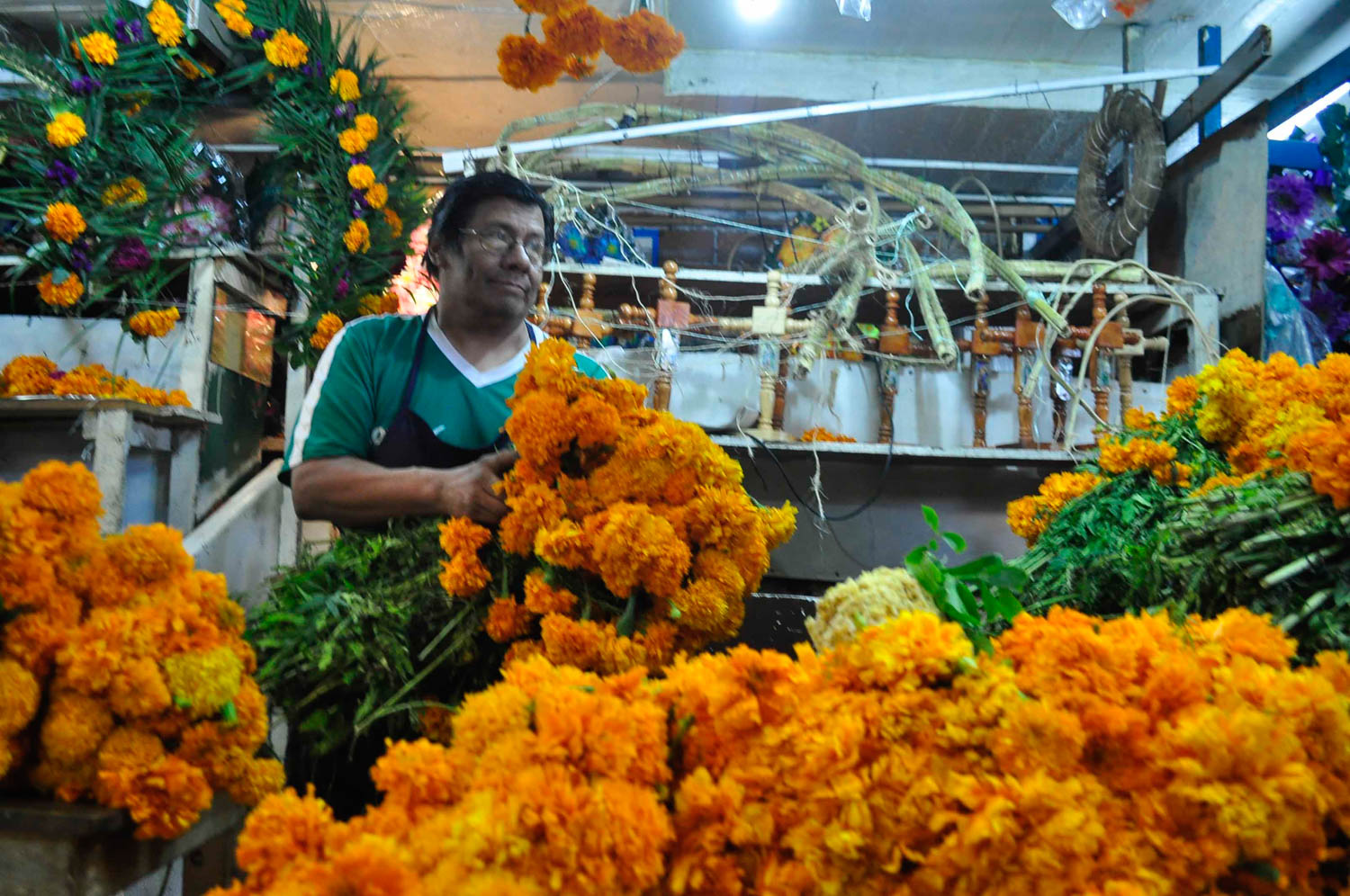 Flor de Cempasúchil o muerto