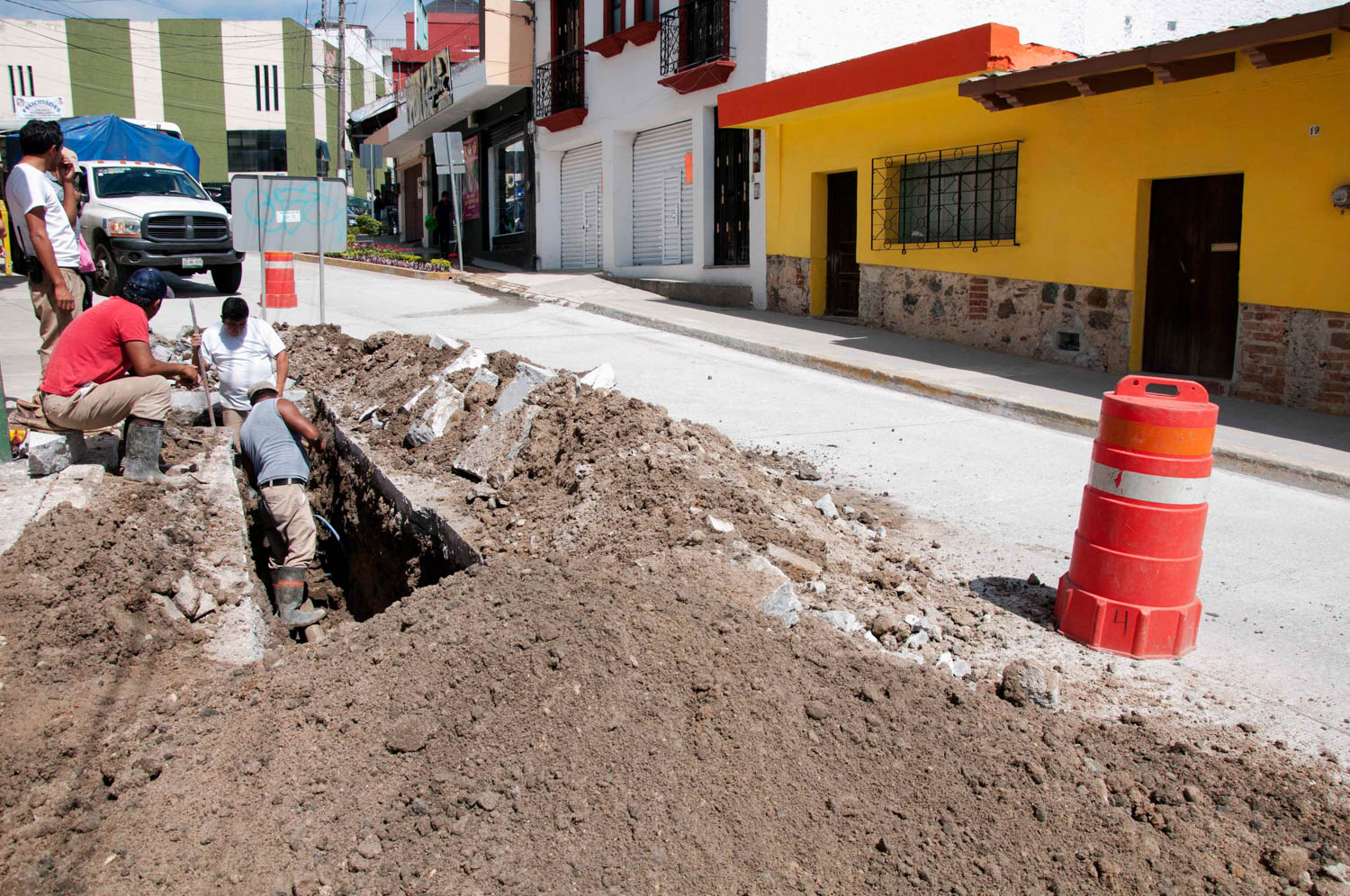 Calles pavimentación