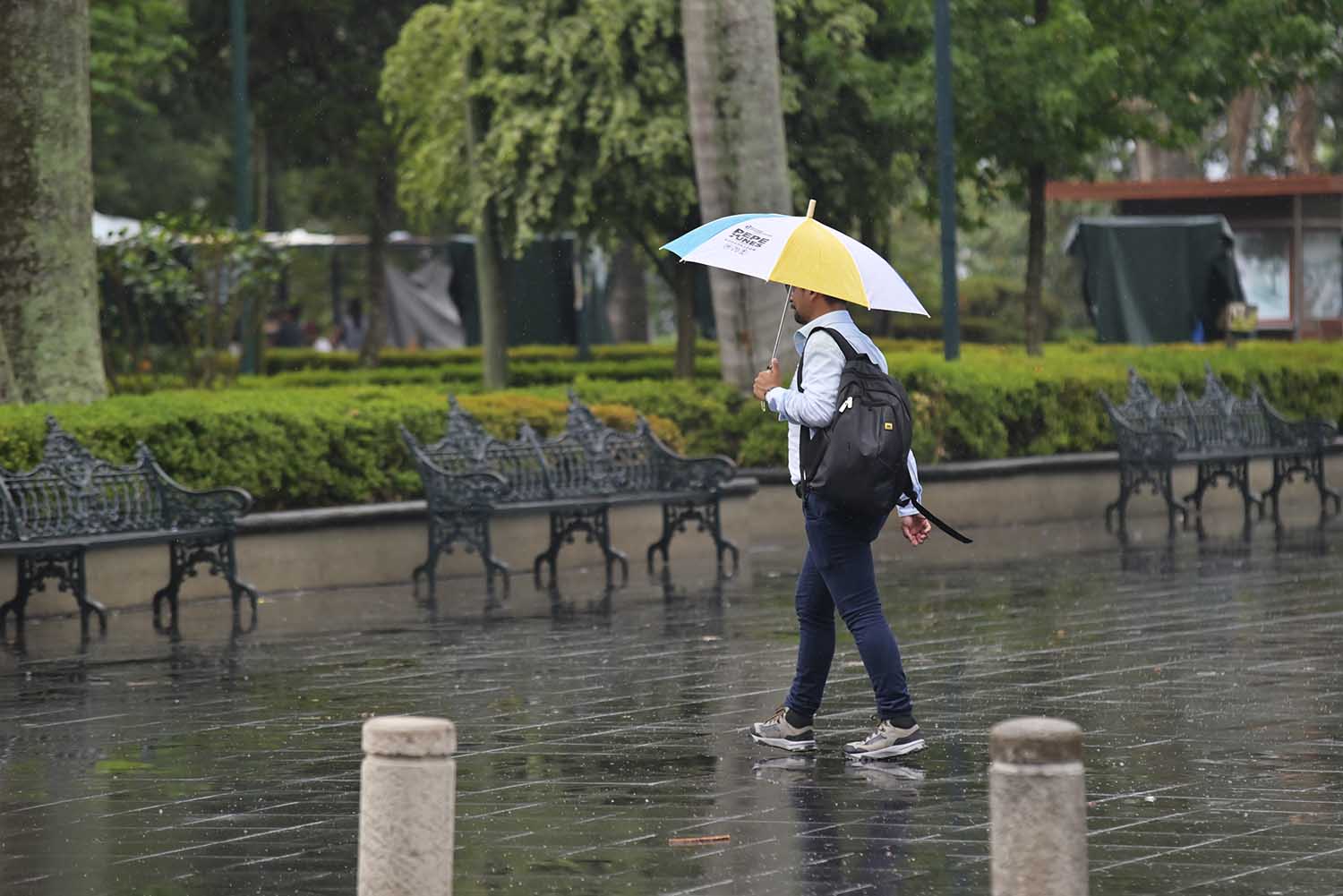 Lluvias, aguacero en Xalapa