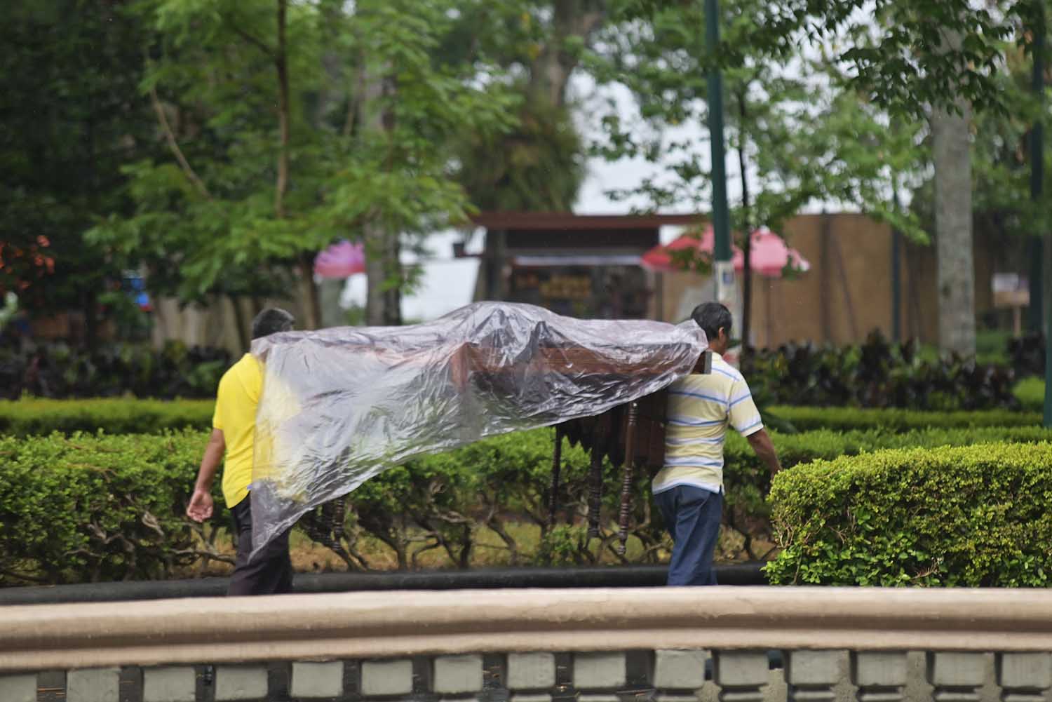 Lluvias, aguacero en Xalapa