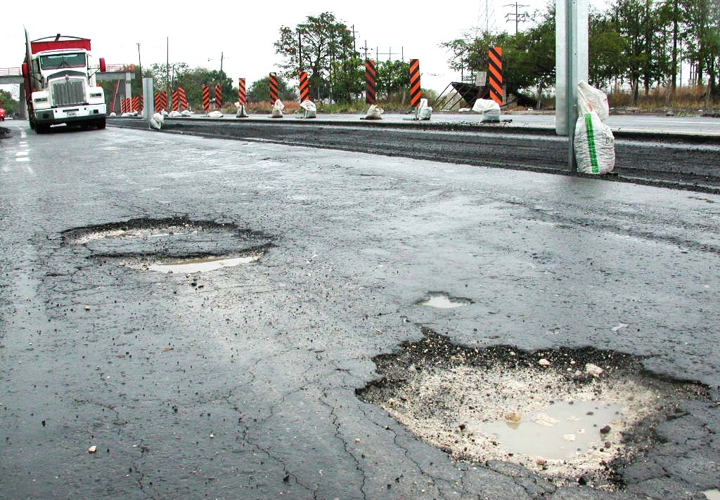 Carreteras  de Veacuz en mal estado