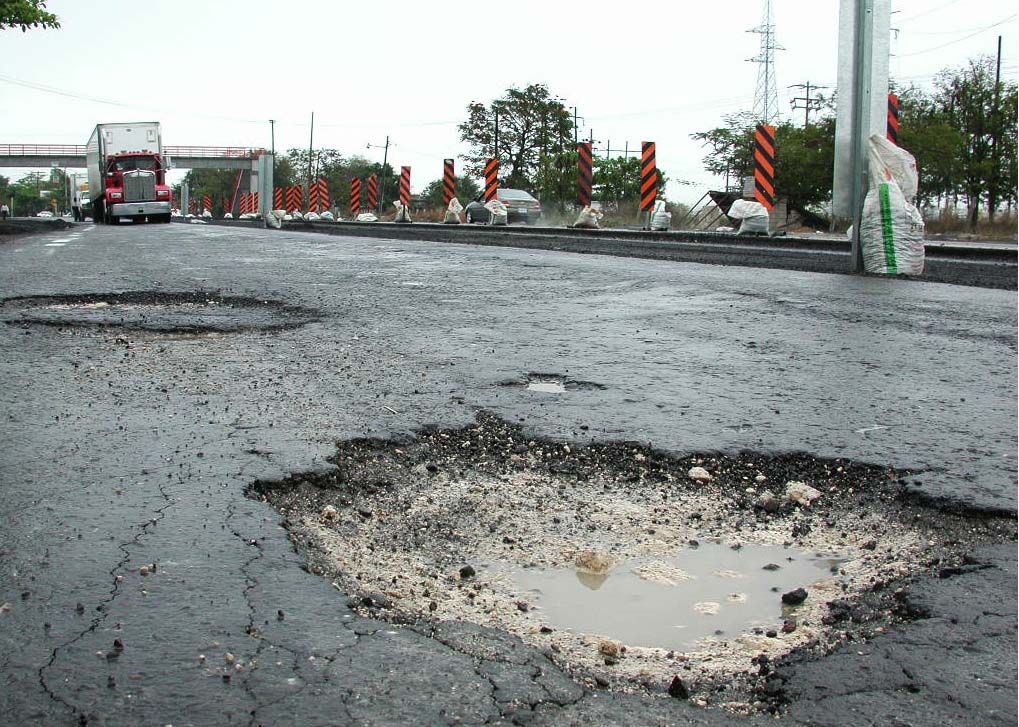 Carreteras  de Veacuz en mal estado