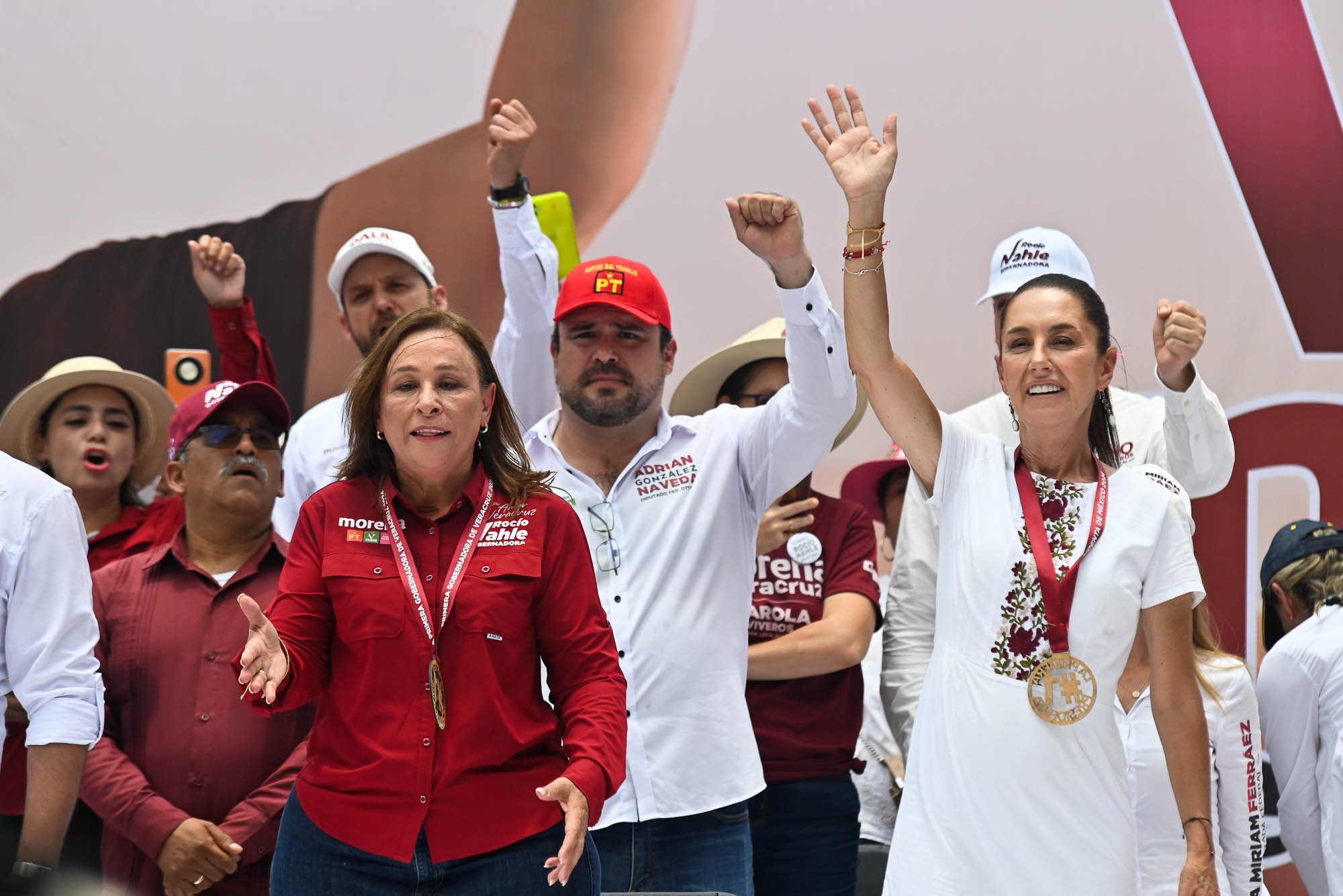 Claudia Sheinbaum Pardo y Norma Rocío Nahle García