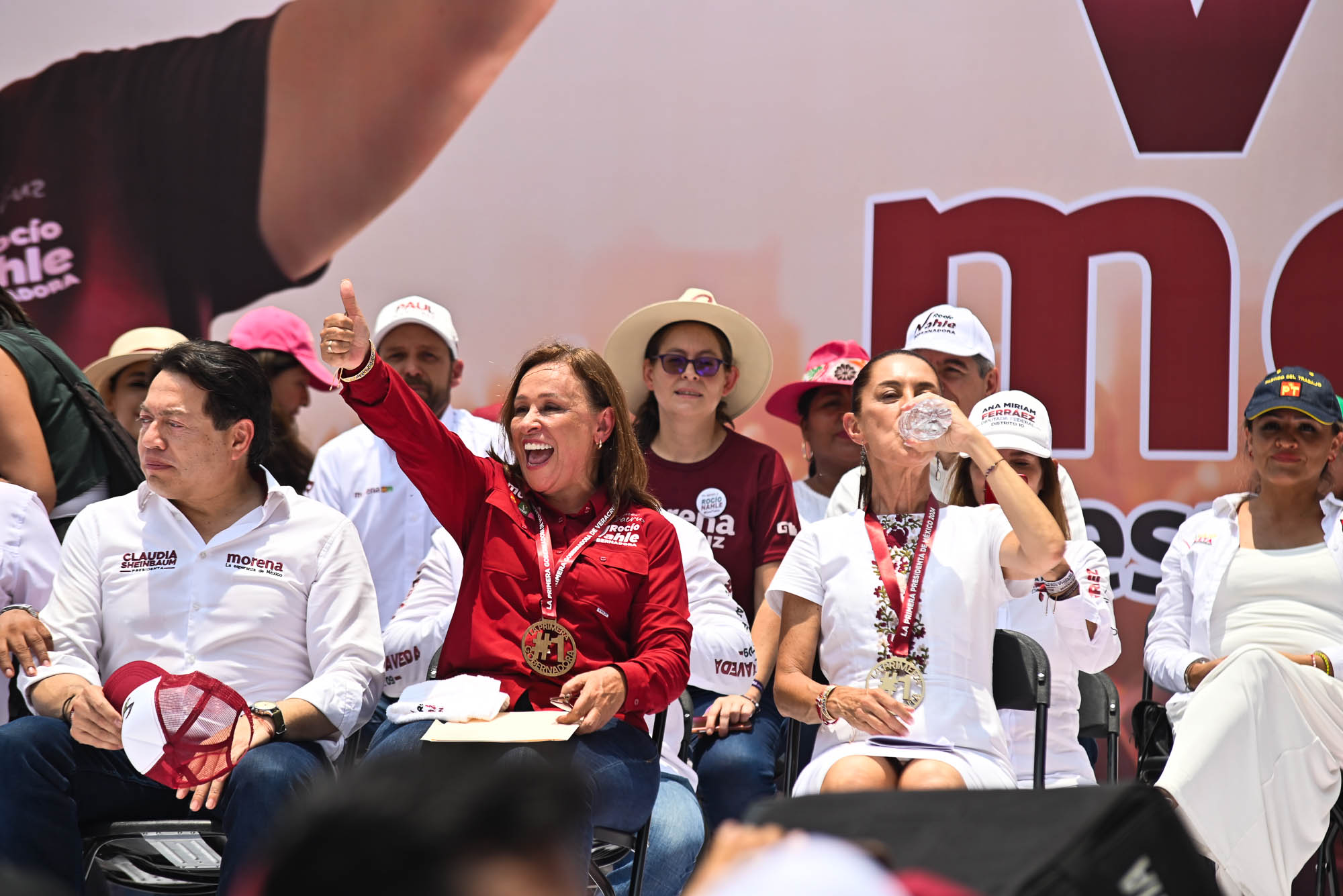 Claudia Sheinbaum Pardo y Norma Rocío Nahle García