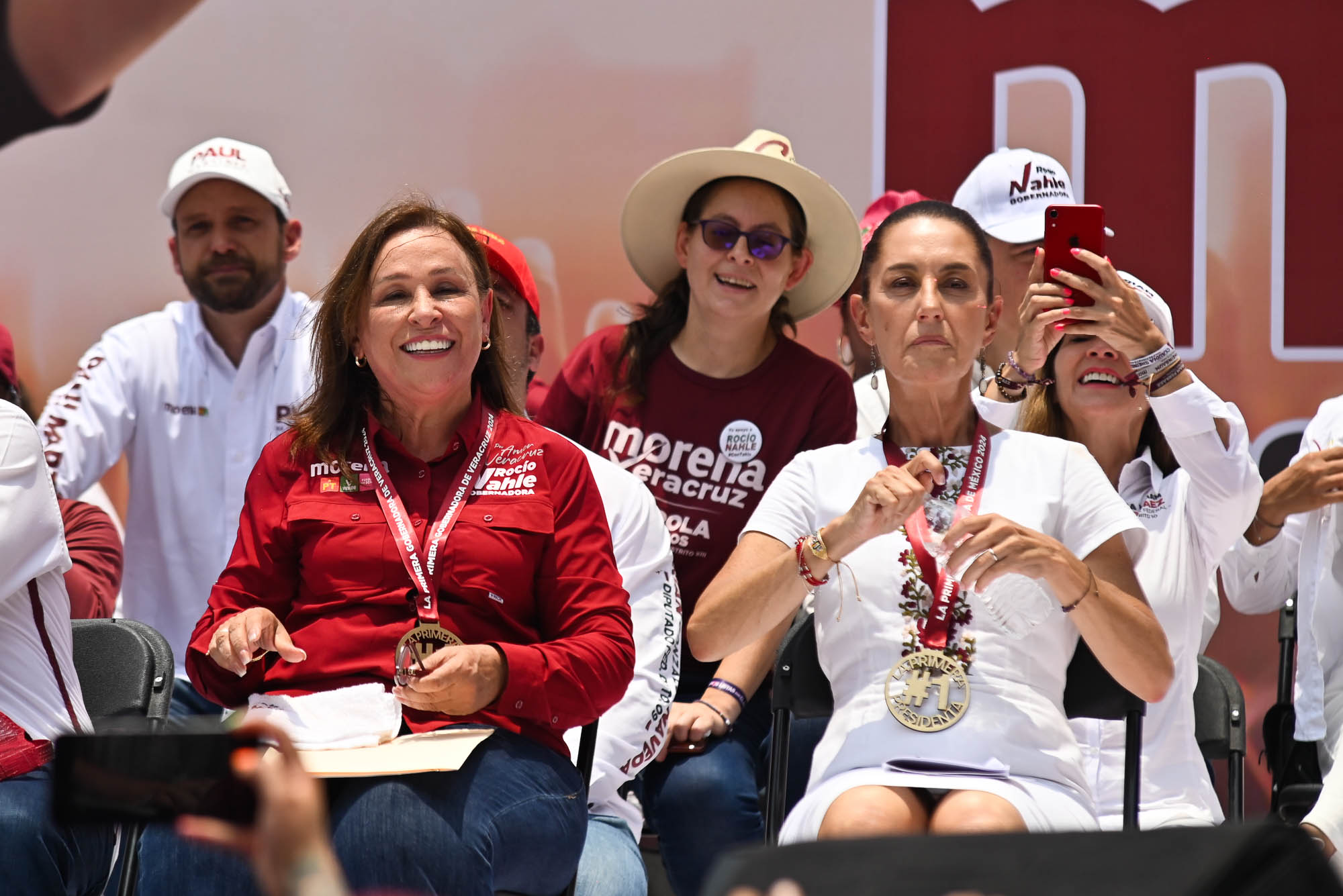 Claudia Sheinbaum Pardo y Norma Rocío Nahle García