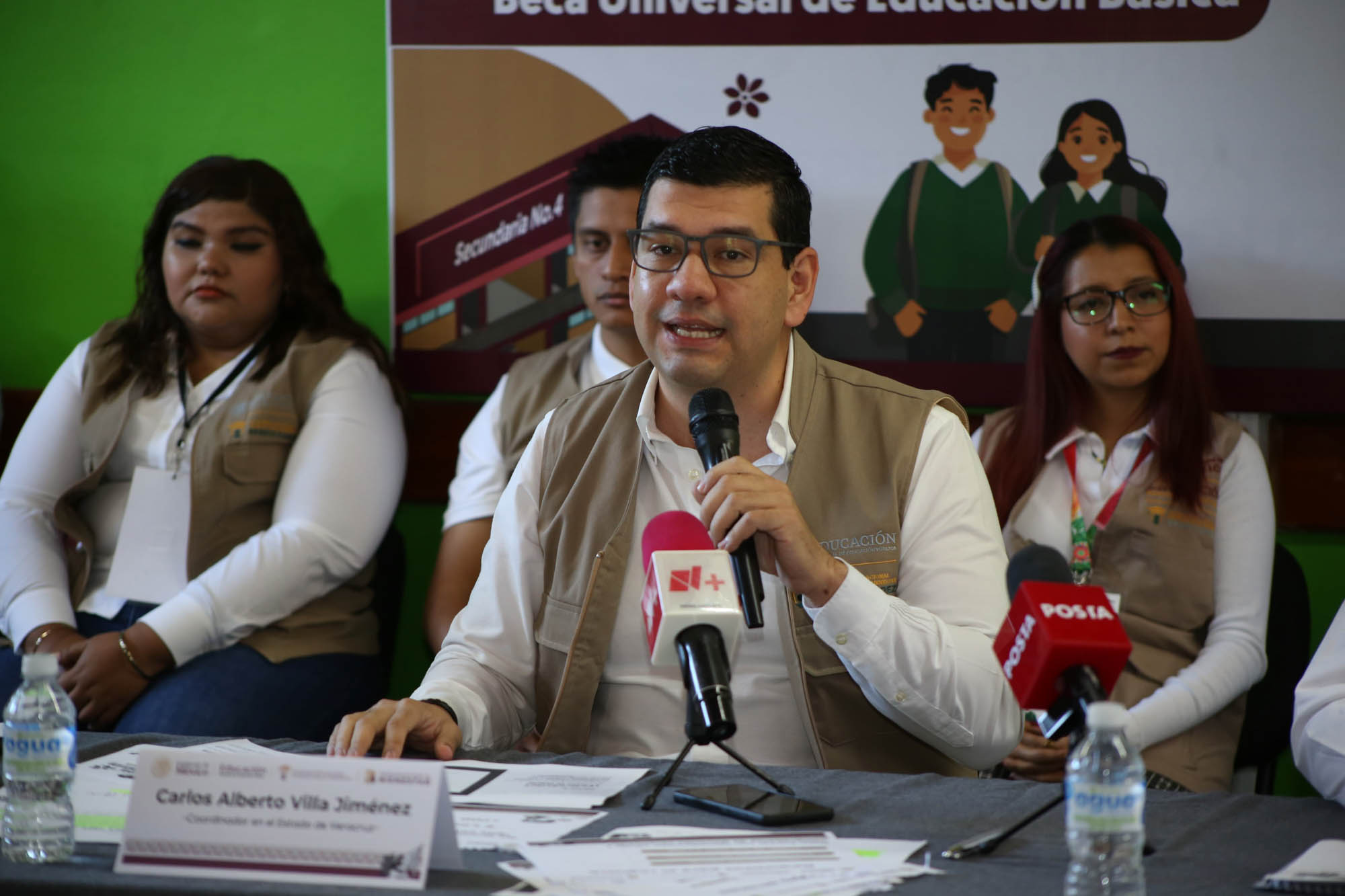 Carlos Alberto Villa Jiménez, coordinador Becas para el Bienestar Veracruz