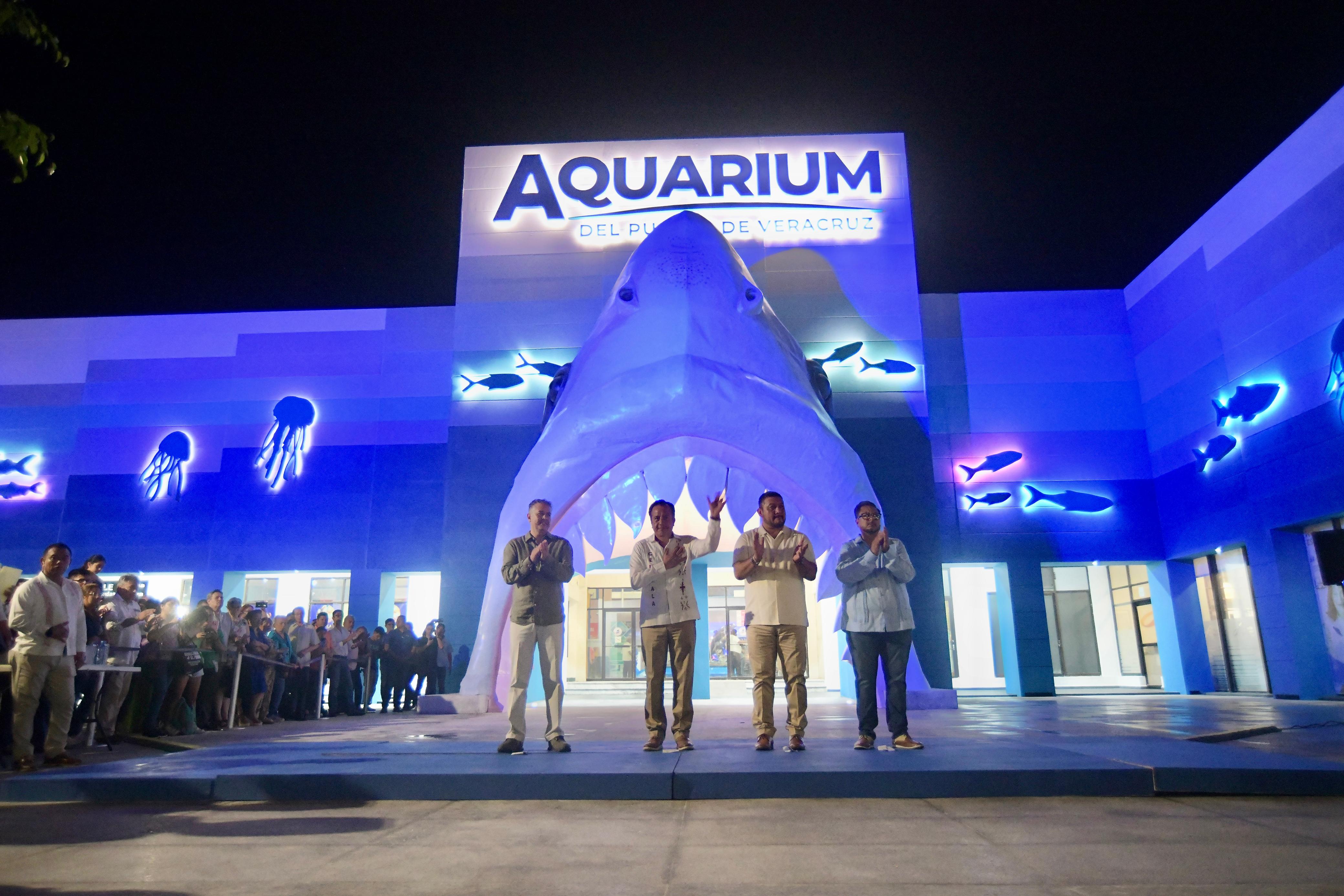 Inauguración del Acuario en Veracruz