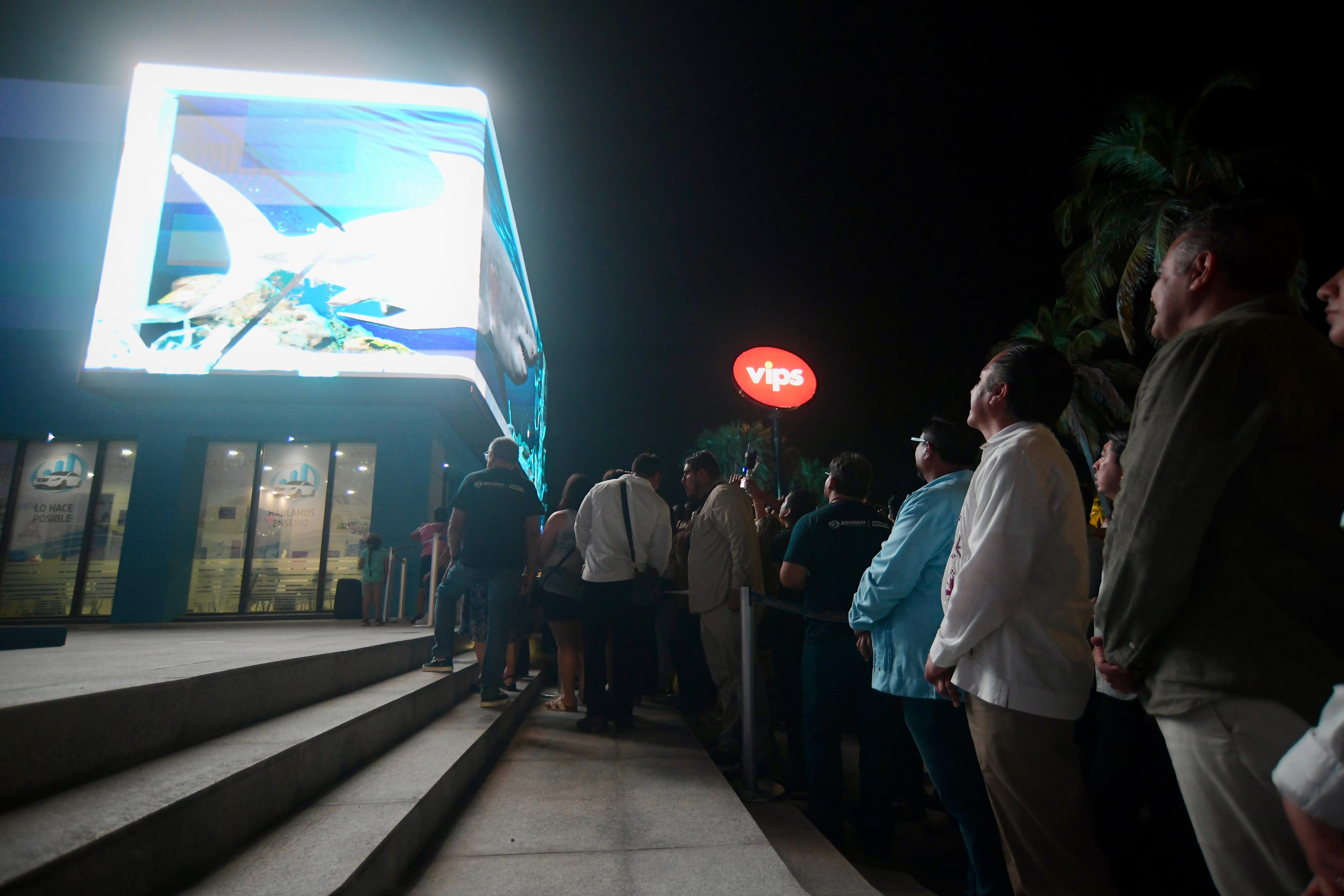 Inauguración del Acuario en Veracruz