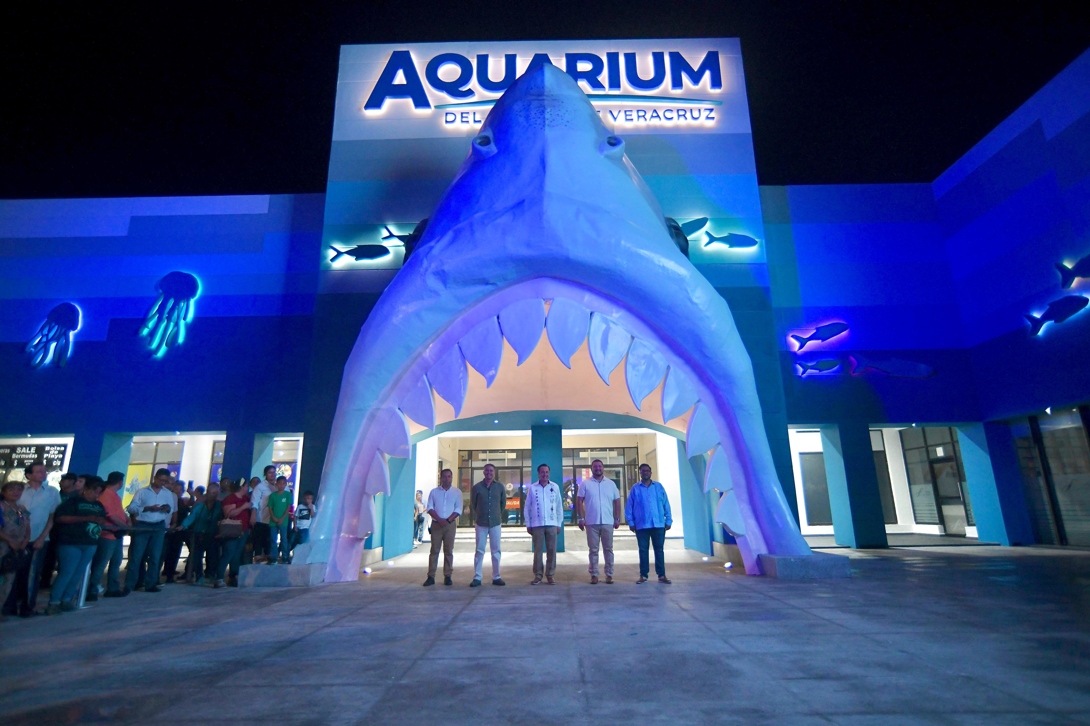 Inauguración del Acuario en Veracruz