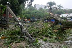 Aguacero, lluvias por tormenta tropical Alberto