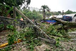 Aguacero, lluvias por tormenta tropical Alberto