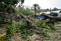 Aguacero, lluvias por tormenta tropical Alberto