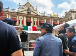 Supervisa Secretario de Seguridad Pública Operativo de fiestas patrias en Xalapa